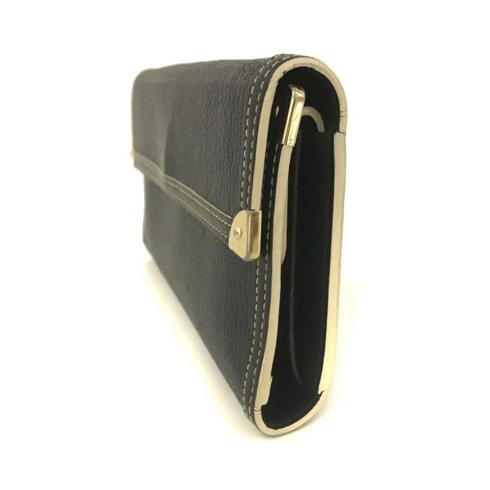 Louis Vuitton Louis Vuitton Suhali Porte Trésor International Wallet Black Size ONE SIZE - 4 Thumbnail