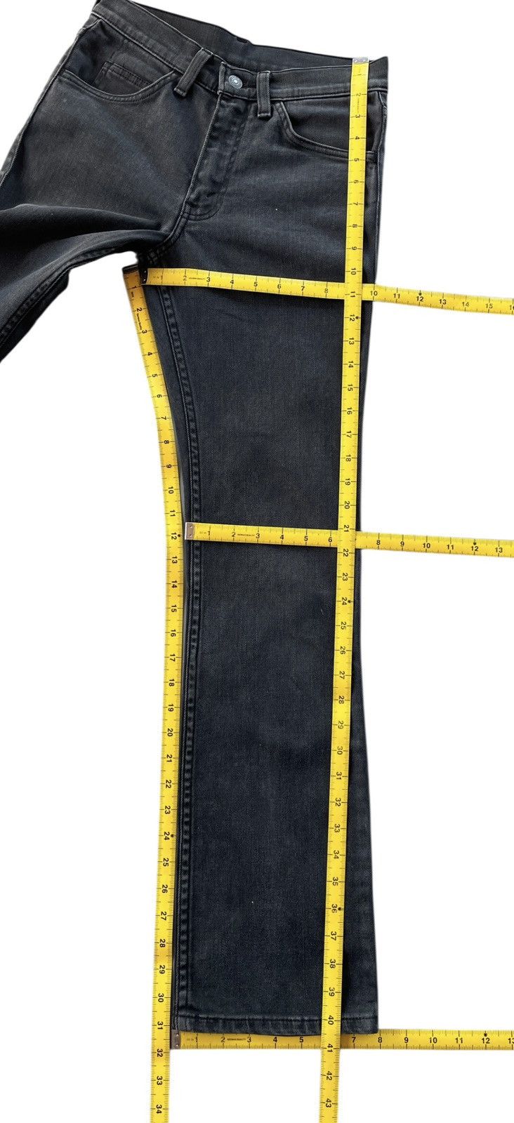 Levi's Levis X N.Hoolywood Flare Stretch Jeans (P123) Size 27" / US 4 / IT 40 - 19 Thumbnail