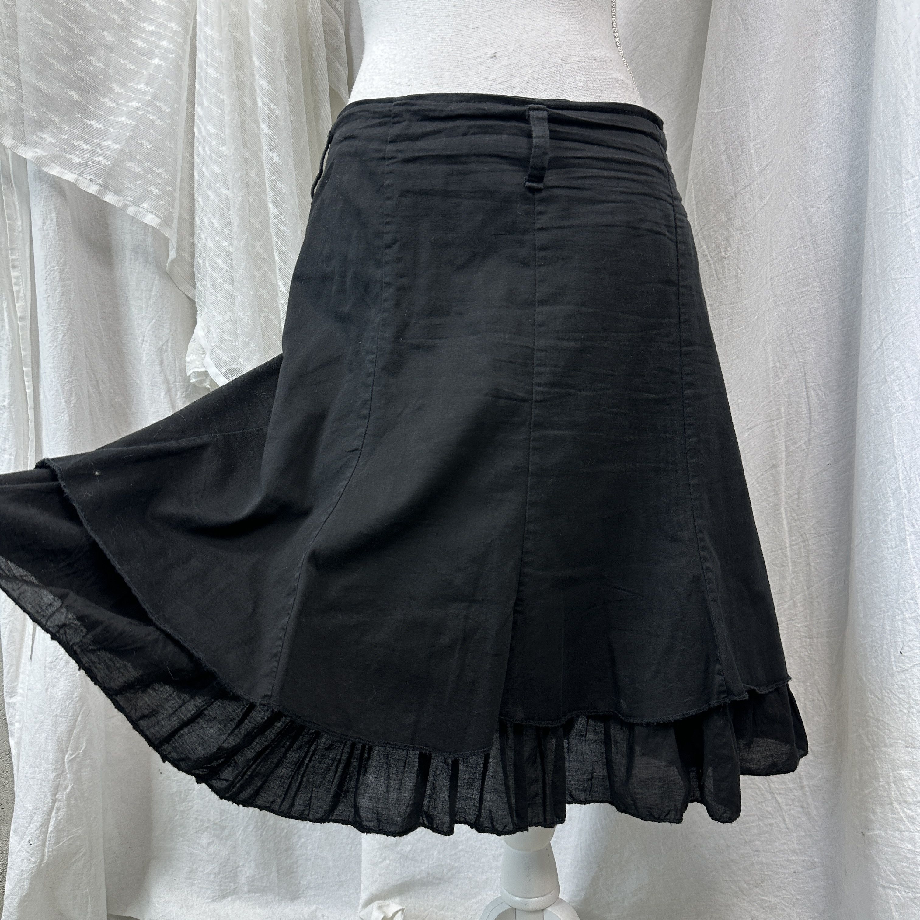 Vintage Vintage Avant Garde Layered Pleated Skirt Y2K Size 26" / US 2 / IT 38 - 7 Thumbnail