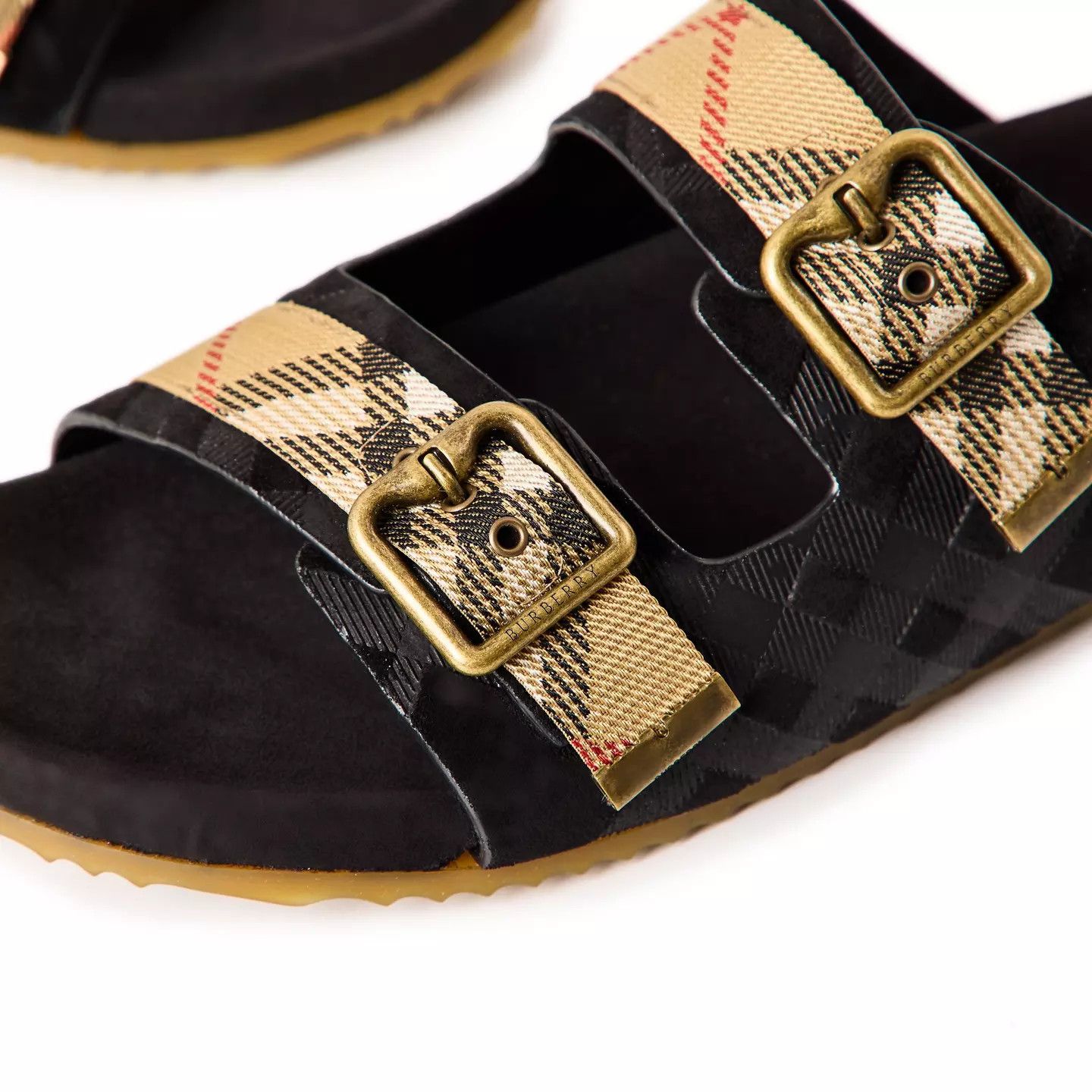 Burberry o1g2r1mq0426 Urchin Flat Sandals in Multicolor Size US 10 / EU 43 - 3 Thumbnail
