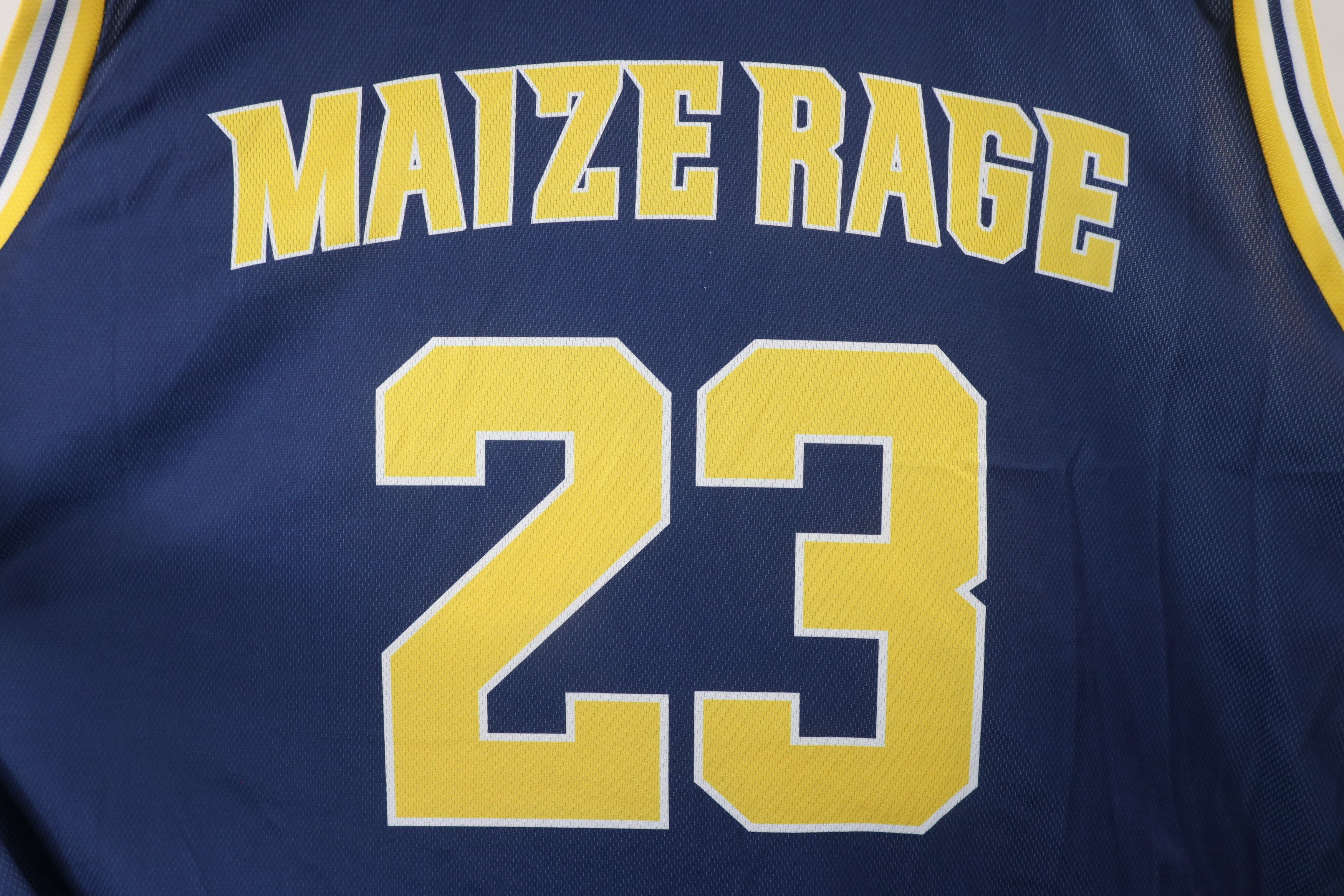 Vintage Vintage University of Michigan Basketball Jersey Blue #23 Size US L / EU 52-54 / 3 - 5 Thumbnail