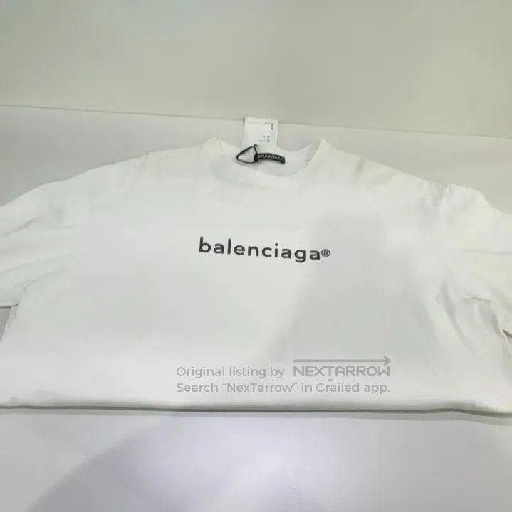 Balenciaga Balenciaga Logo Print Comfortable Short Sleeve Tee. Size US M / EU 48-50 / 2 - 4 Thumbnail