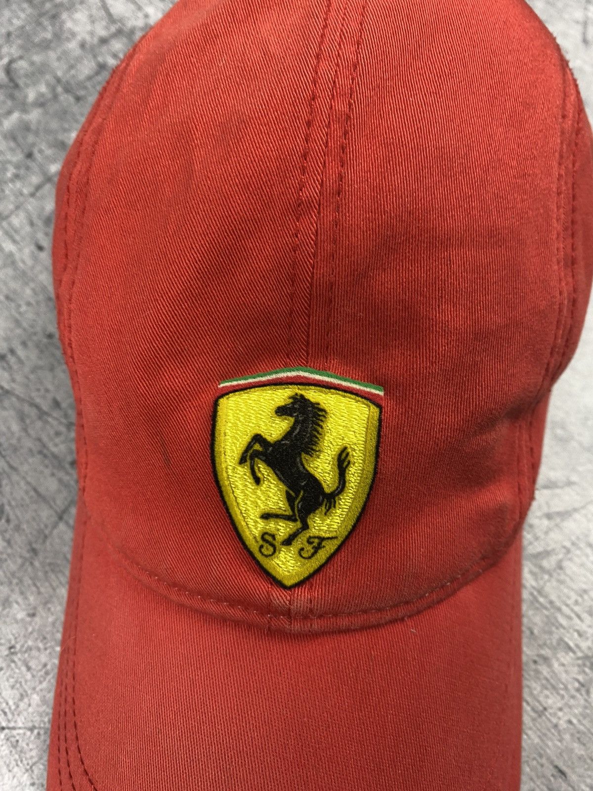 Ferrari × Vintage Vintage Ferrari Racing Cap Hats Size ONE SIZE - 5 Thumbnail