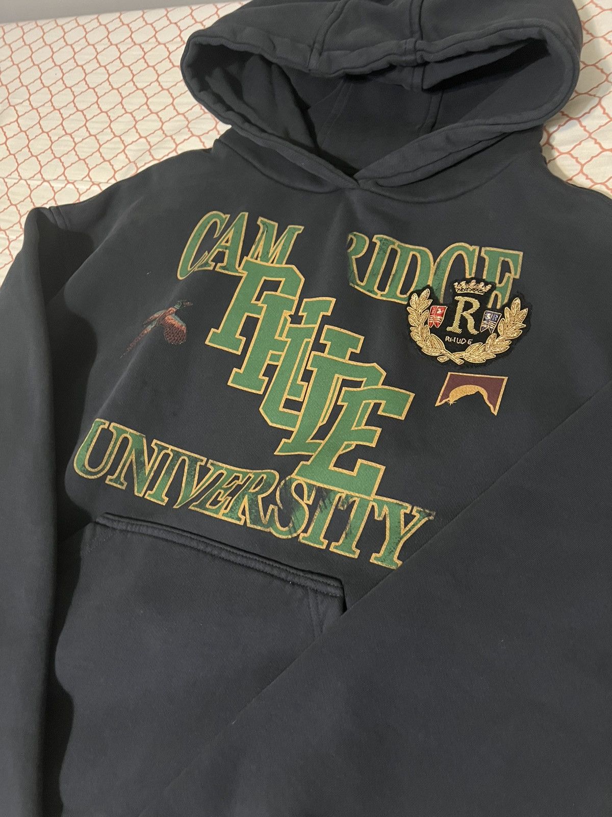 Rhude ルード / RHUDE UNIVERSITY HOODIE RHUDE Rhude University Hoodie | Black | FARFETCH PL