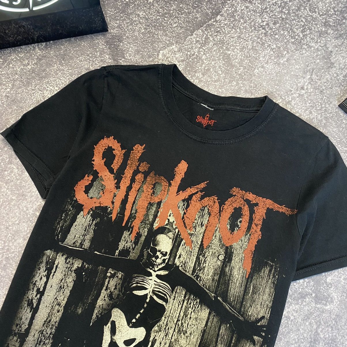 Band Tees Vintage Slipknot 2016 The Grey Chapter Overprinted tee Size US S / EU 44-46 / 1 - 5 Thumbnail