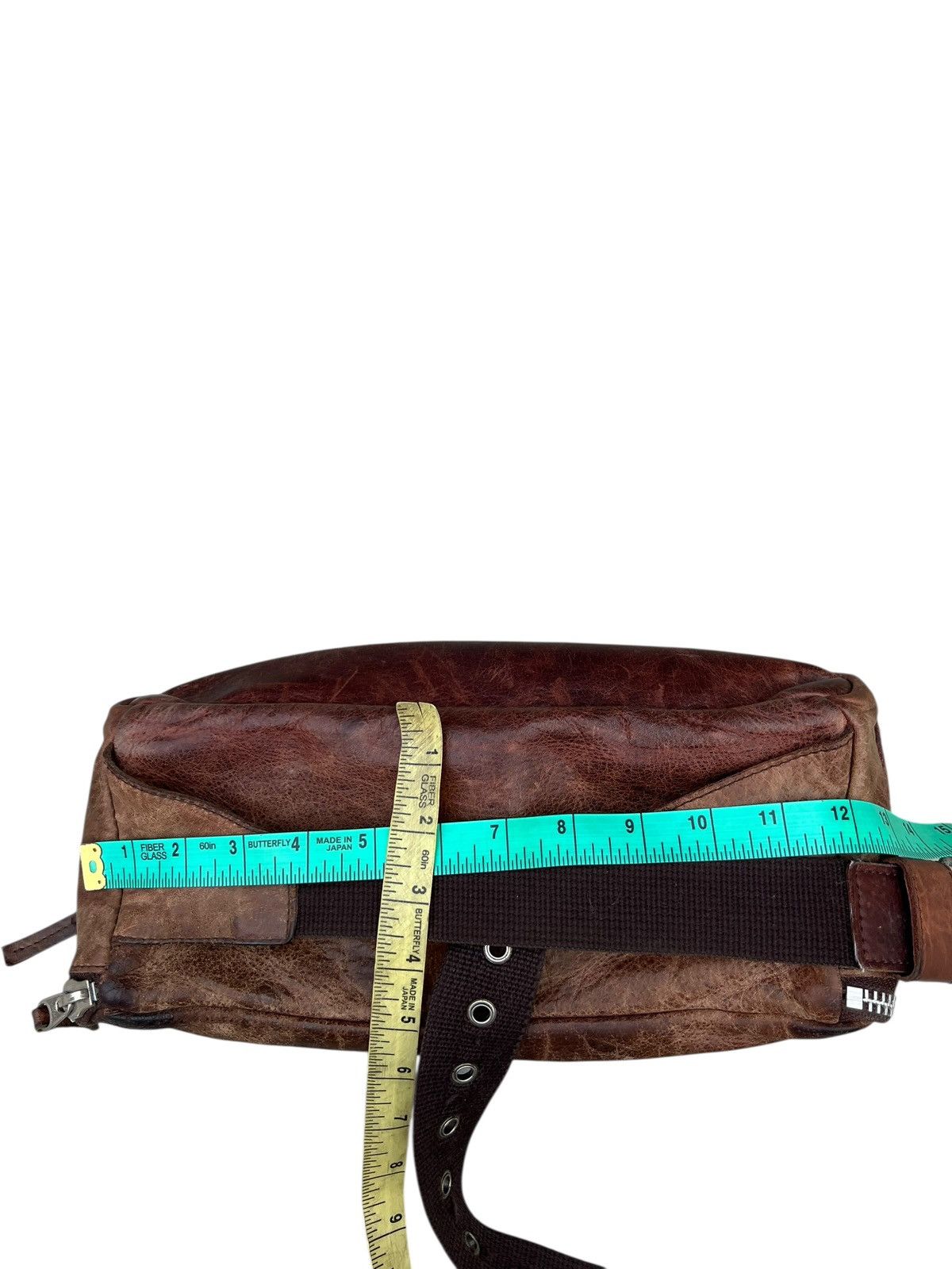 Avirex Vintage 2000s Avirex Distress Patina Leather Cargo Chest Bag Size ONE SIZE - 3 Thumbnail