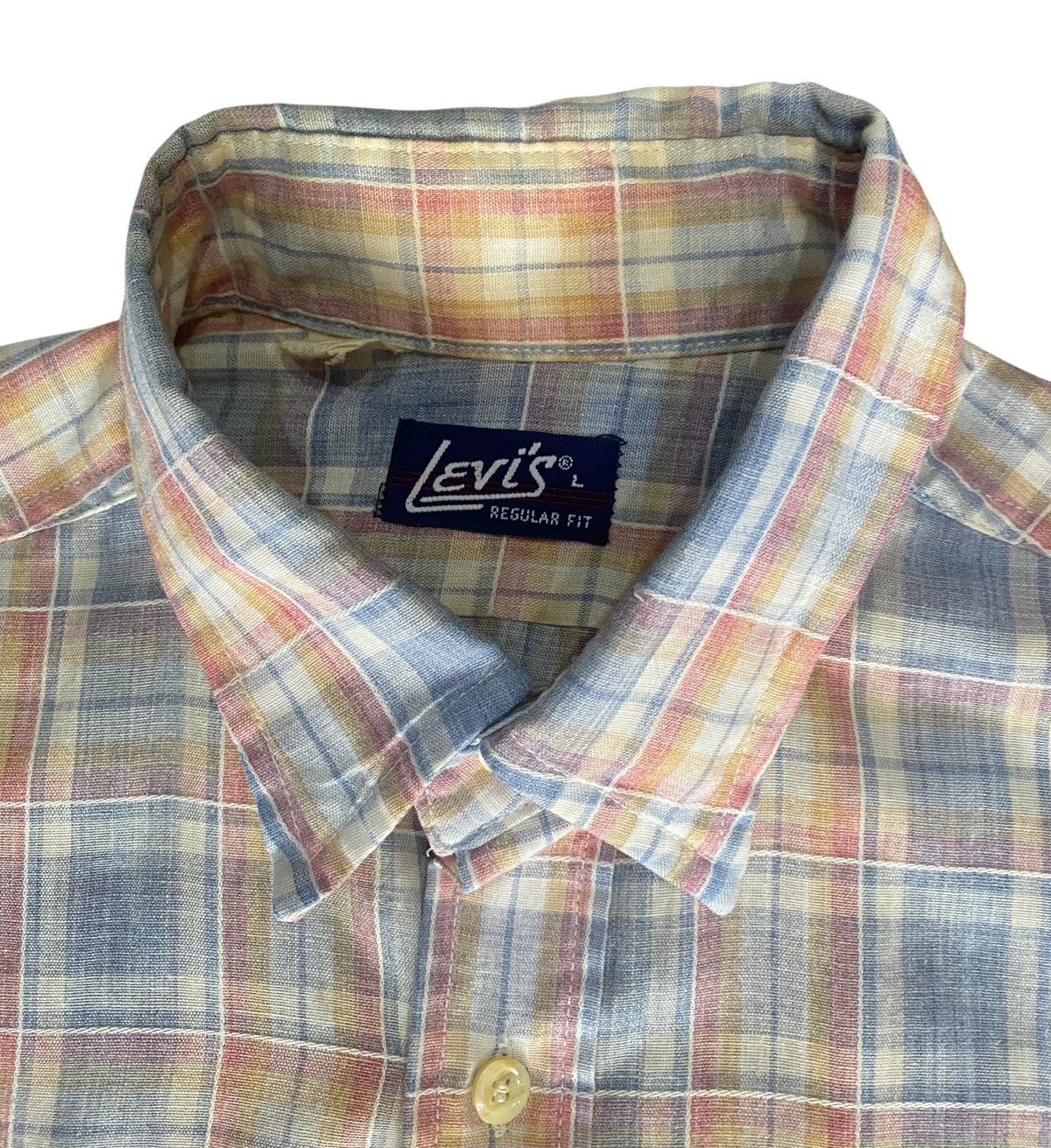 Levi's Vintage Levi’s Plaid Button Shirt Size US L / EU 52-54 / 3 - 4 Thumbnail