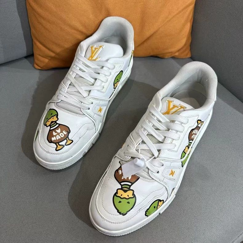 Louis Vuitton Louis Vuitton LV Trainer Nigo Duck Sneakers - dmc Size US 8 / EU 41 - 1 Thumbnail
