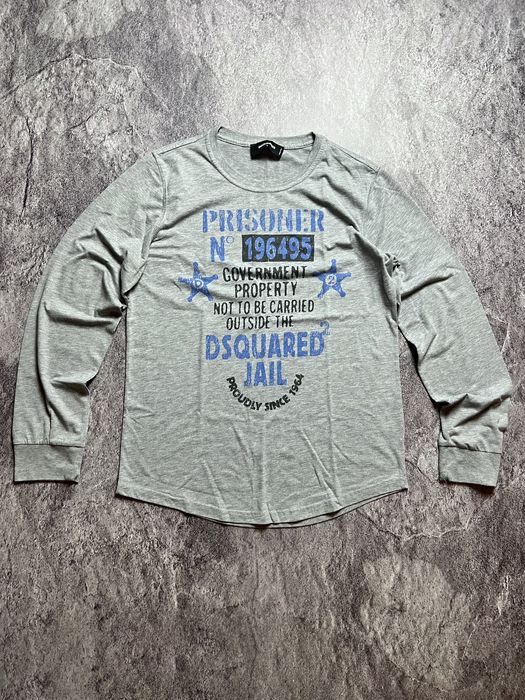Dsquared2 Y2K Dsquared2 jail archival prisoner japan style l s Tee
