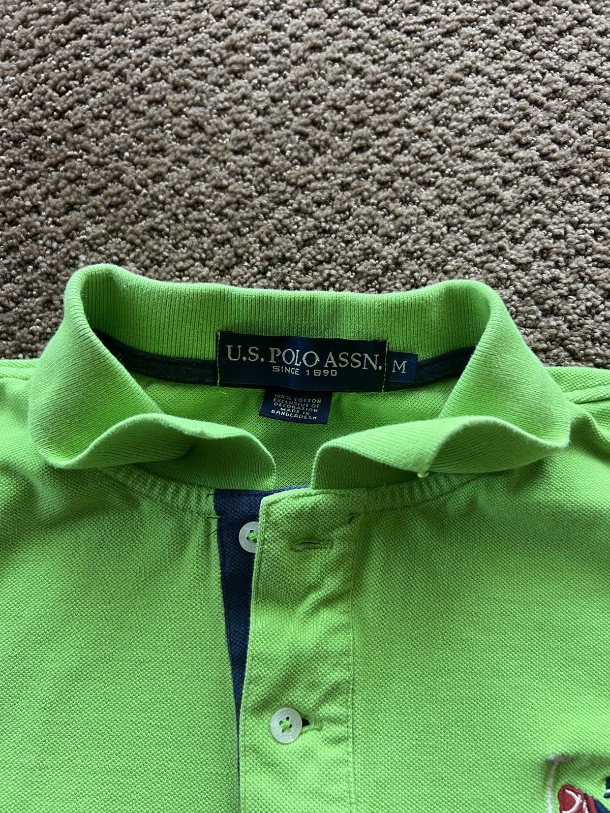 U.S. Polo Assn. Vintage y2k USPA Polo Size US M / EU 48-50 / 2 - 4 Thumbnail