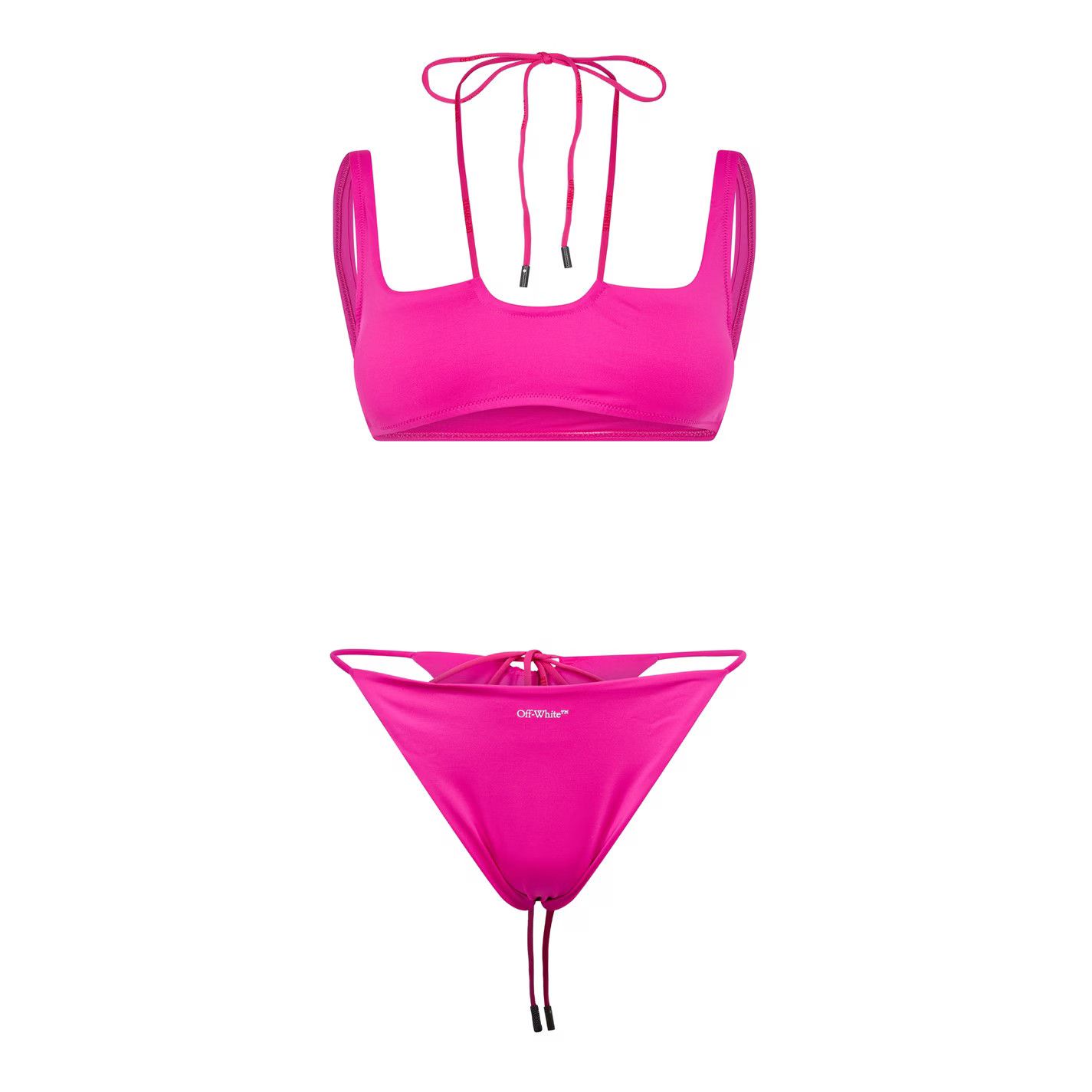 Off-White o1g2r1mq0125 Size: L / Beachwear Bikini Set in Pink Size ONE SIZE - 1 Thumbnail
