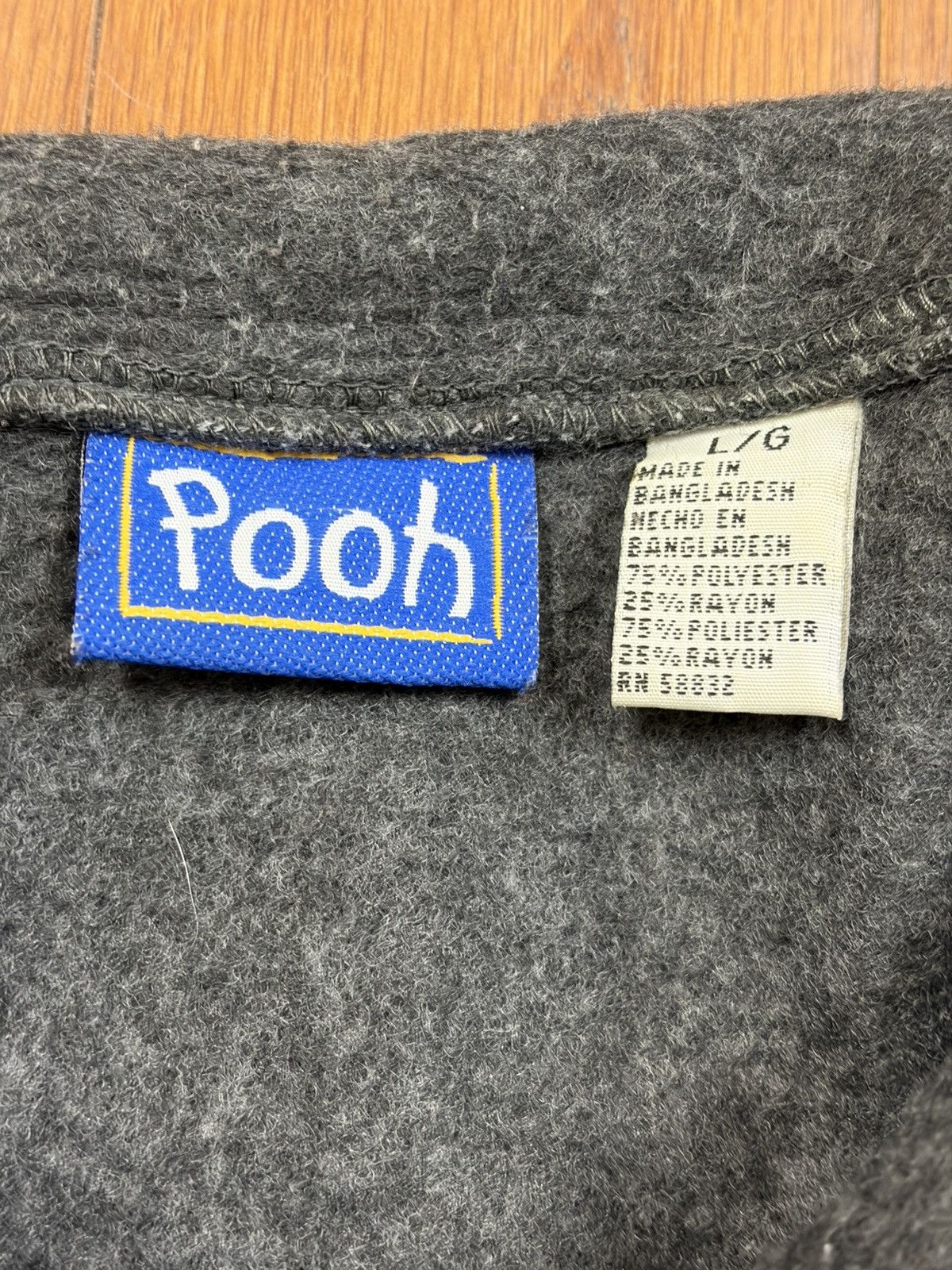 Disney Disney Pooh Vest Fleece Full Zip Embroidered Winnie The Pooh Size L / US 10 / IT 46 - 7 Thumbnail