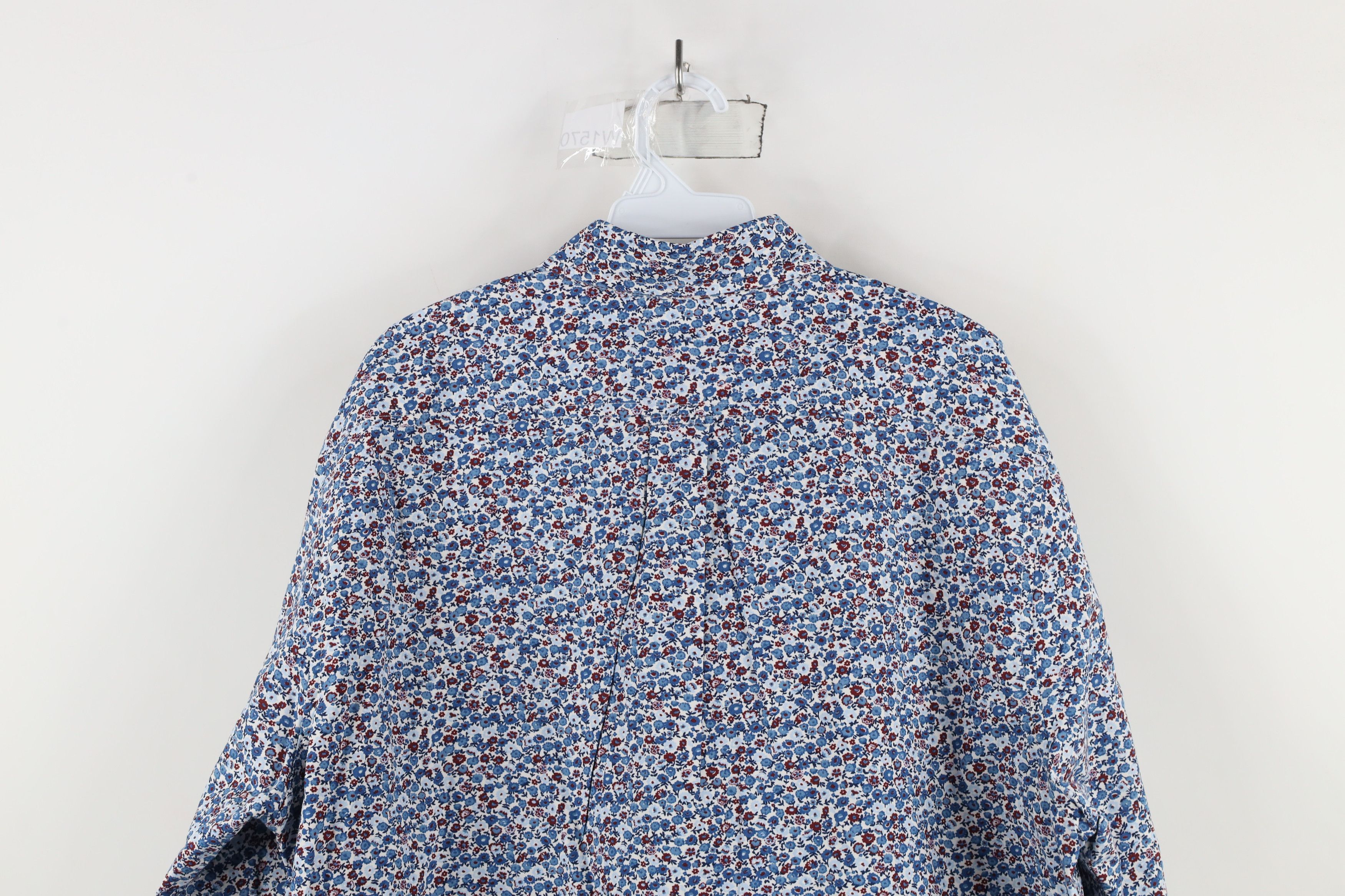 Lands' End × Vintage Vintage Y2K Lands End Over Print Collared Button Down Shirt Size US L / EU 52-54 / 3 - 9 Thumbnail