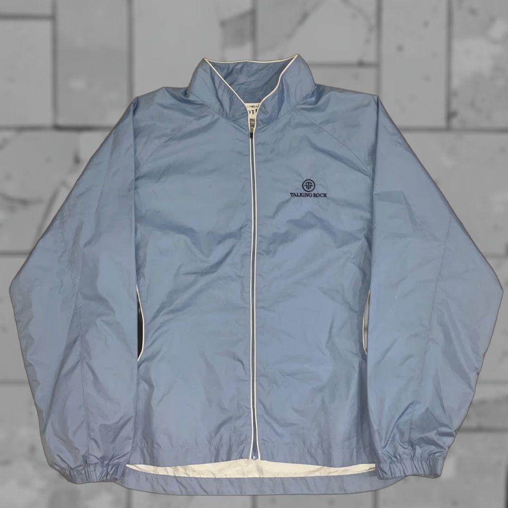 Footjoy Womens Footjoy Windbreaker Jacket L Blue Size L / US 10 / IT 46 - 1 Thumbnail