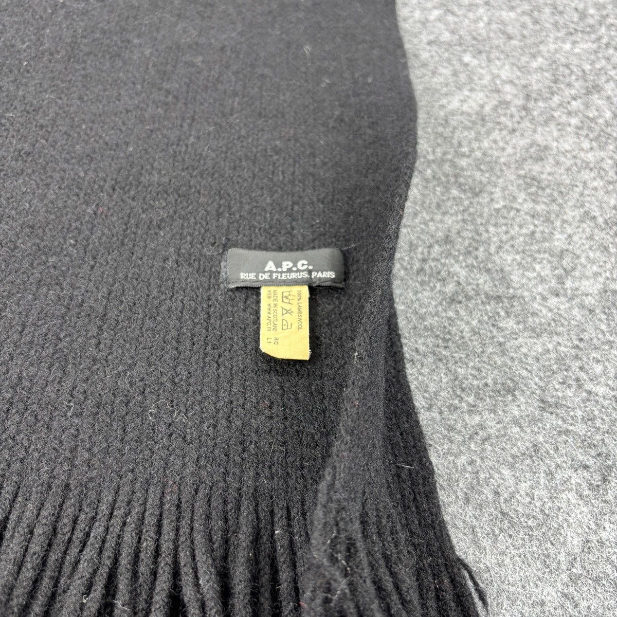 A.P.C. × Vintage APC Scarf # D755 # Muffler # Neckwear Size ONE SIZE - 4 Thumbnail