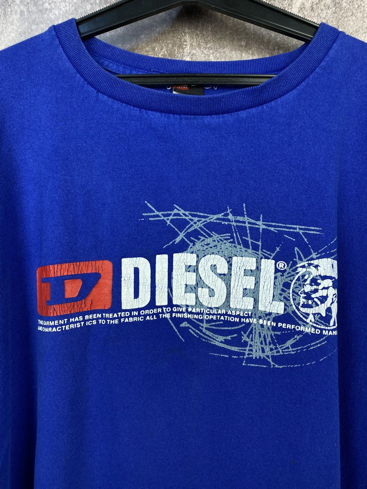 Diesel Vintage diesel shirt Washed distressed Size US XXL / EU 58 / 5 - 3 Thumbnail