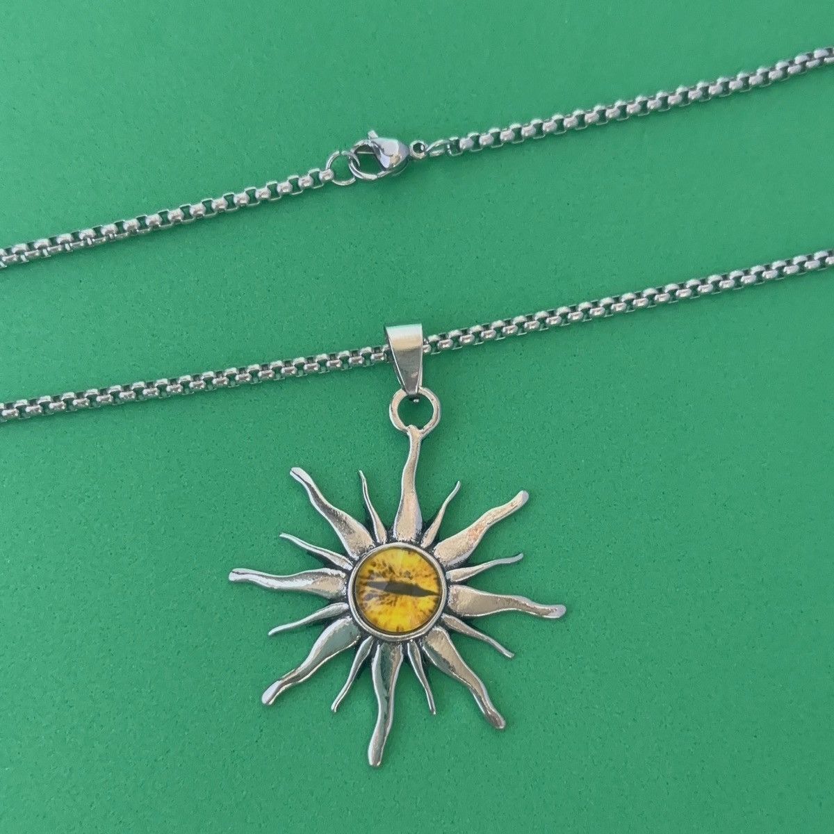 Other Sun Pendant Necklace for Men Women Hip Hop Unisex Necklace Size ONE SIZE - 2 Thumbnail