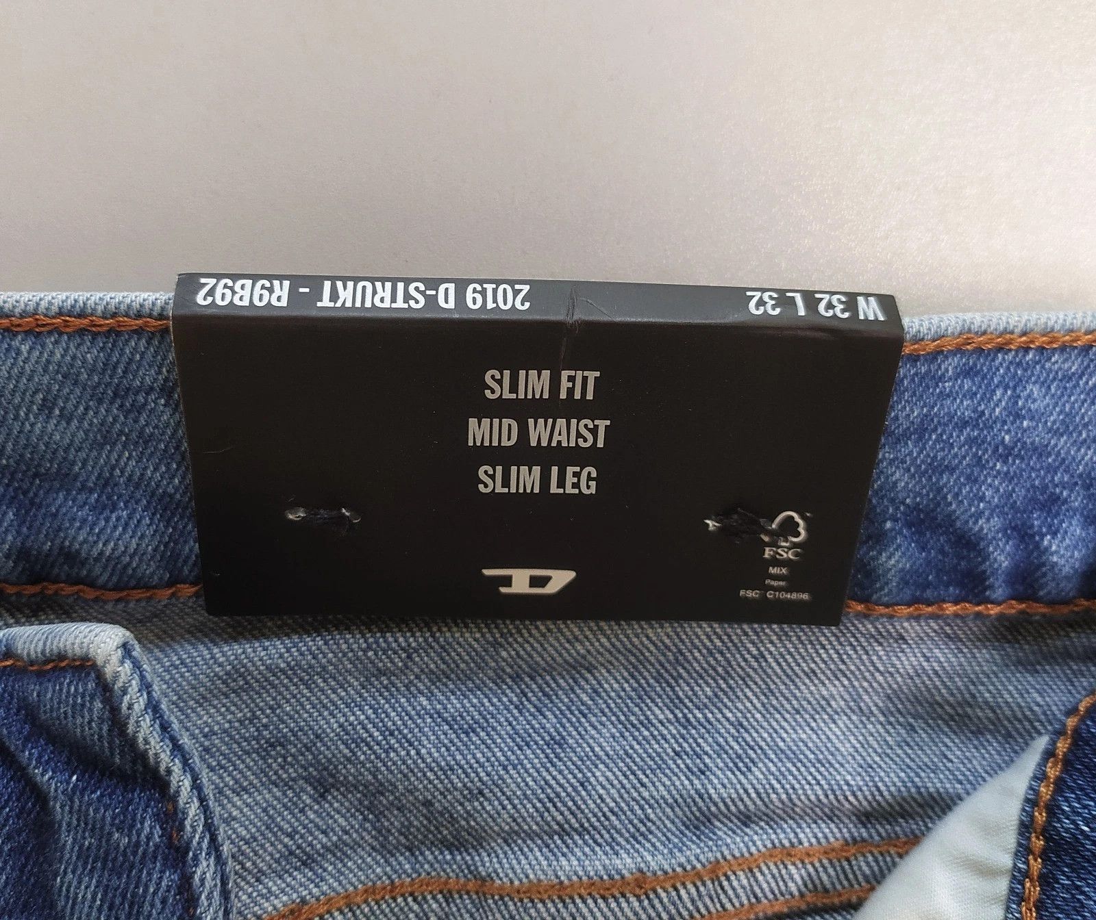 Diesel Diesel 2019 D-STRUKT-R L.32 MENS JEANS T/9665 Size US 32 / EU 48 - 7 Thumbnail