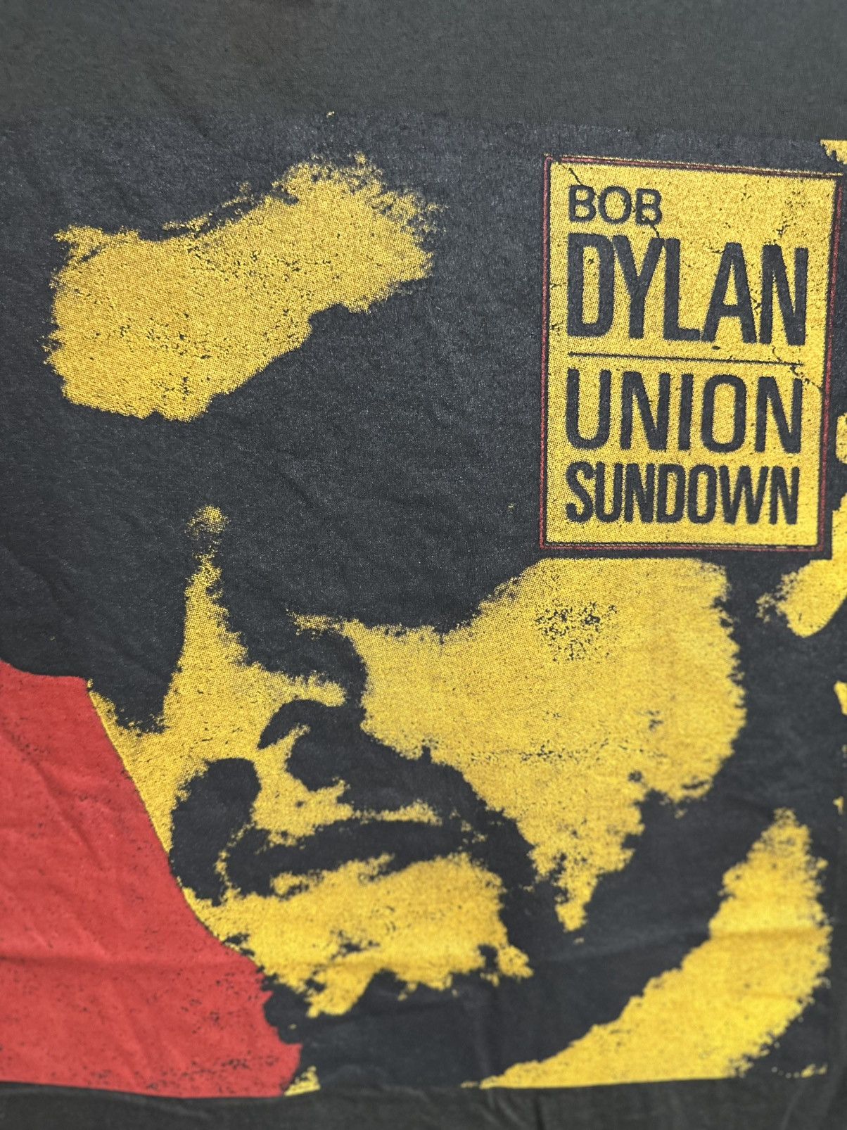 Vintage Rare Bob Dylan Union Sundown Faded Tee Size US M / EU 48-50 / 2 - 2 Thumbnail