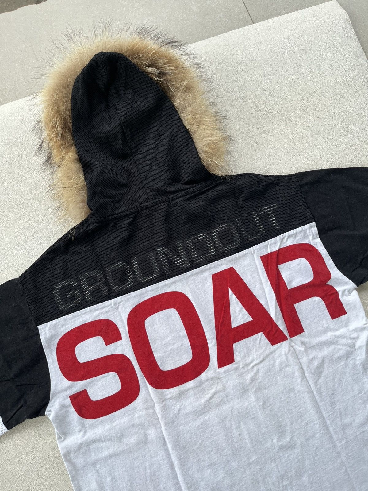 Hysteric Glamour DEDICATE SOAR SICK POEM FUR HOODIE IFSIX LGB STYLE Size US L / EU 52-54 / 3 - 10 Thumbnail