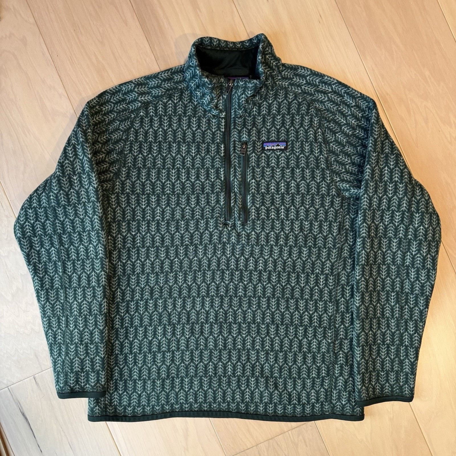 Patagonia Patagonia Better Sweater M Green 1/4 Zip Pine Knit Fleece Size US M / EU 48-50 / 2 - 2 Thumbnail