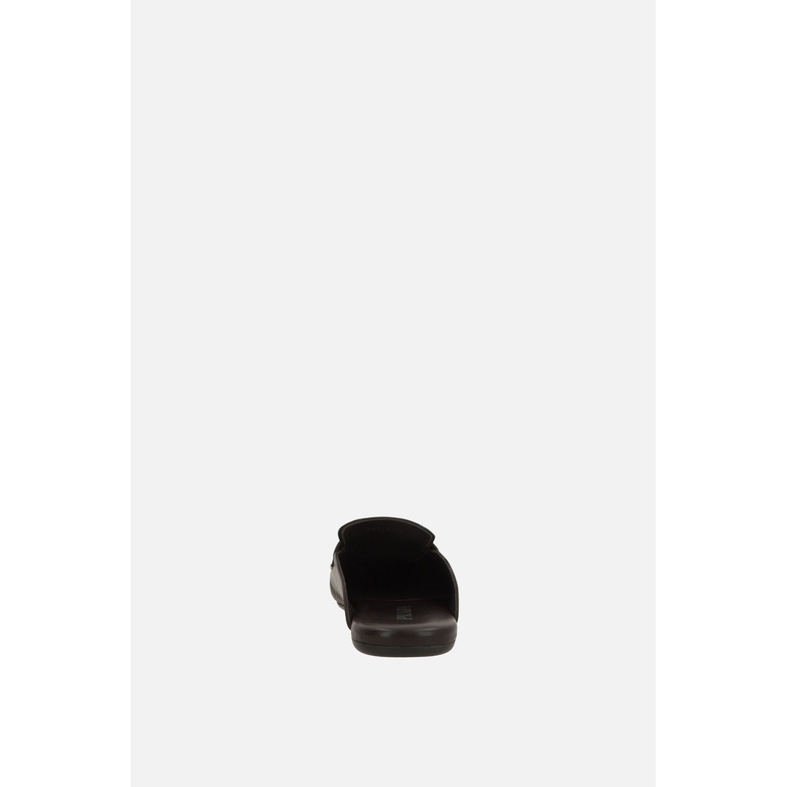 Prada PRADA Dark Brown Shuffle Mules New & Authentic (Men's size:1 Size US 10.5 / EU 43-44 - 3 Thumbnail