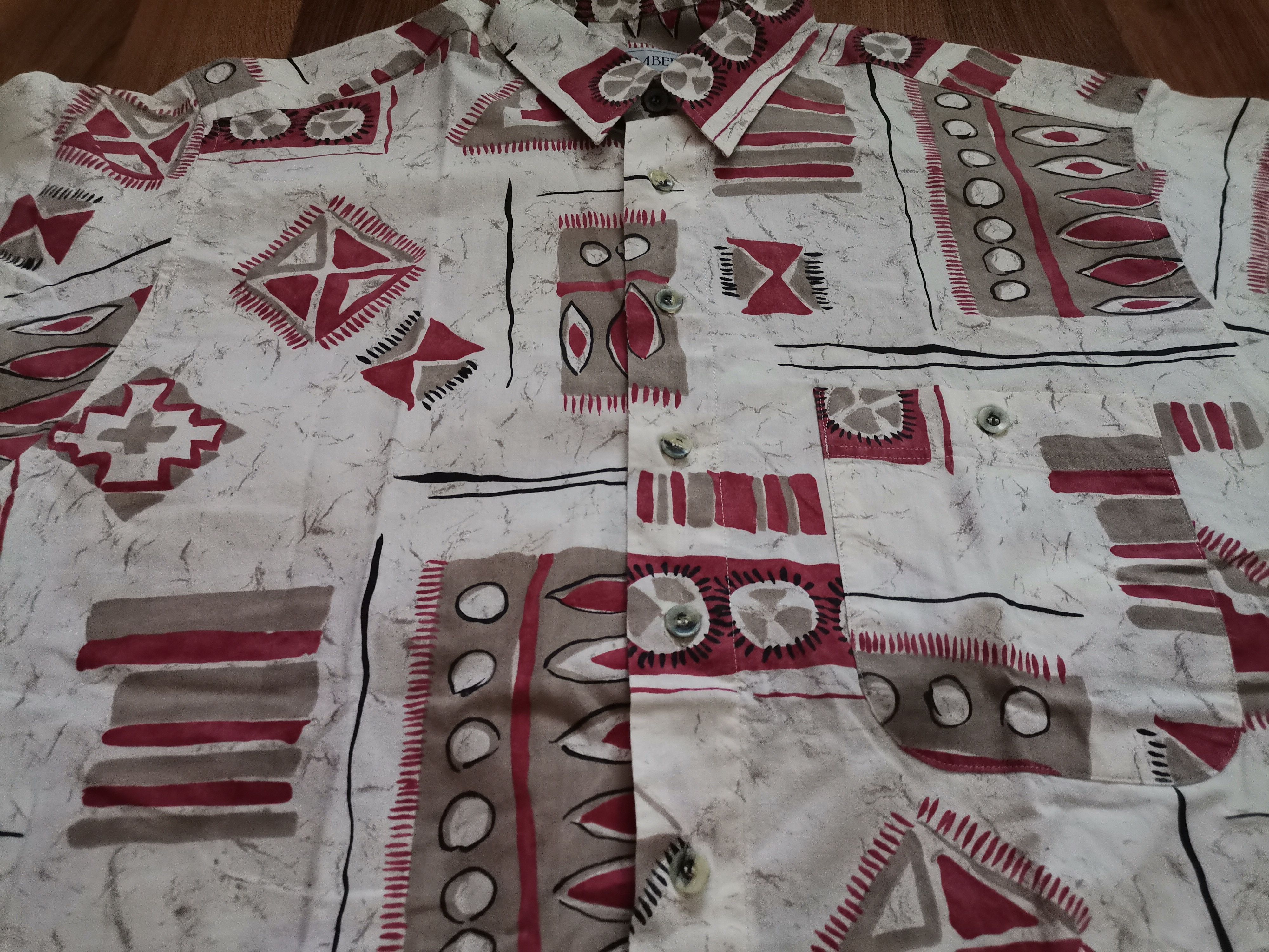 Vintage Vintage Lamberto Abstract Shirt Size US L / EU 52-54 / 3 - 2 Thumbnail