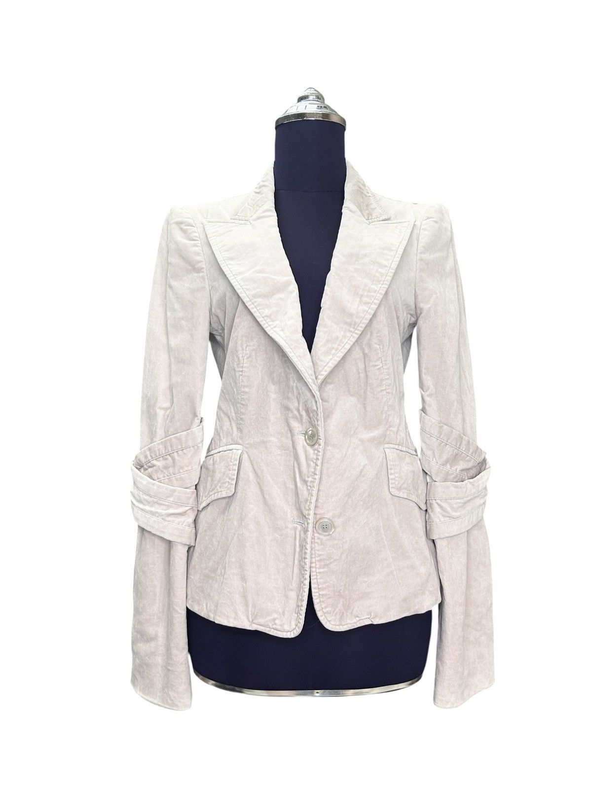 Gucci F/W 04 Velvet Blazer Size XS / US 0-2 / IT 36-38 - 1 Thumbnail