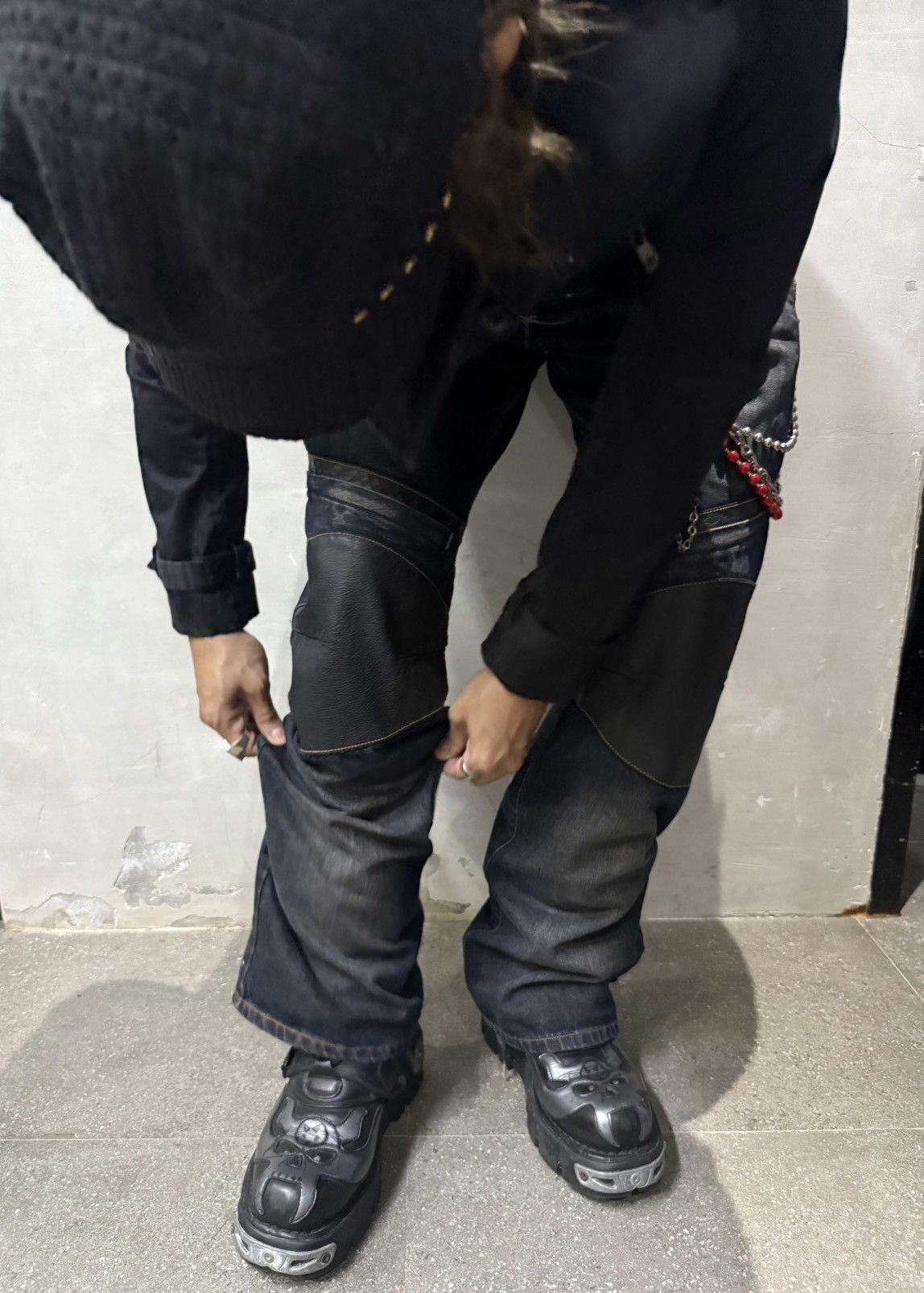 Von Dutch vintage von dutch hybrid leather moto denim rider if6was9 Size US 38 / EU 54 - 13 Thumbnail