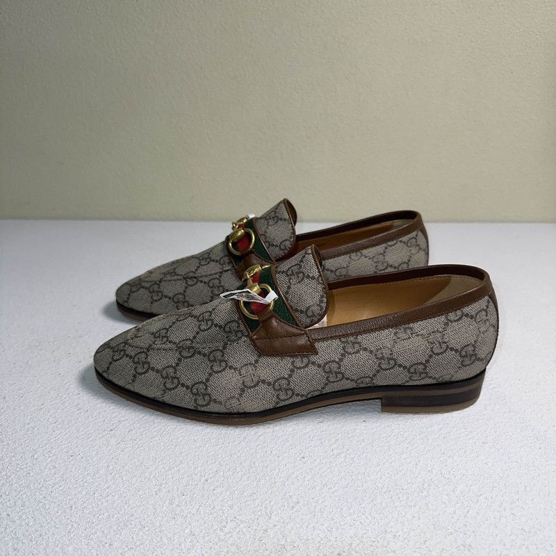 Gucci Gucci Leather Horsebit Loafers for Men - Size US 8 / EU 41 - 1 Thumbnail