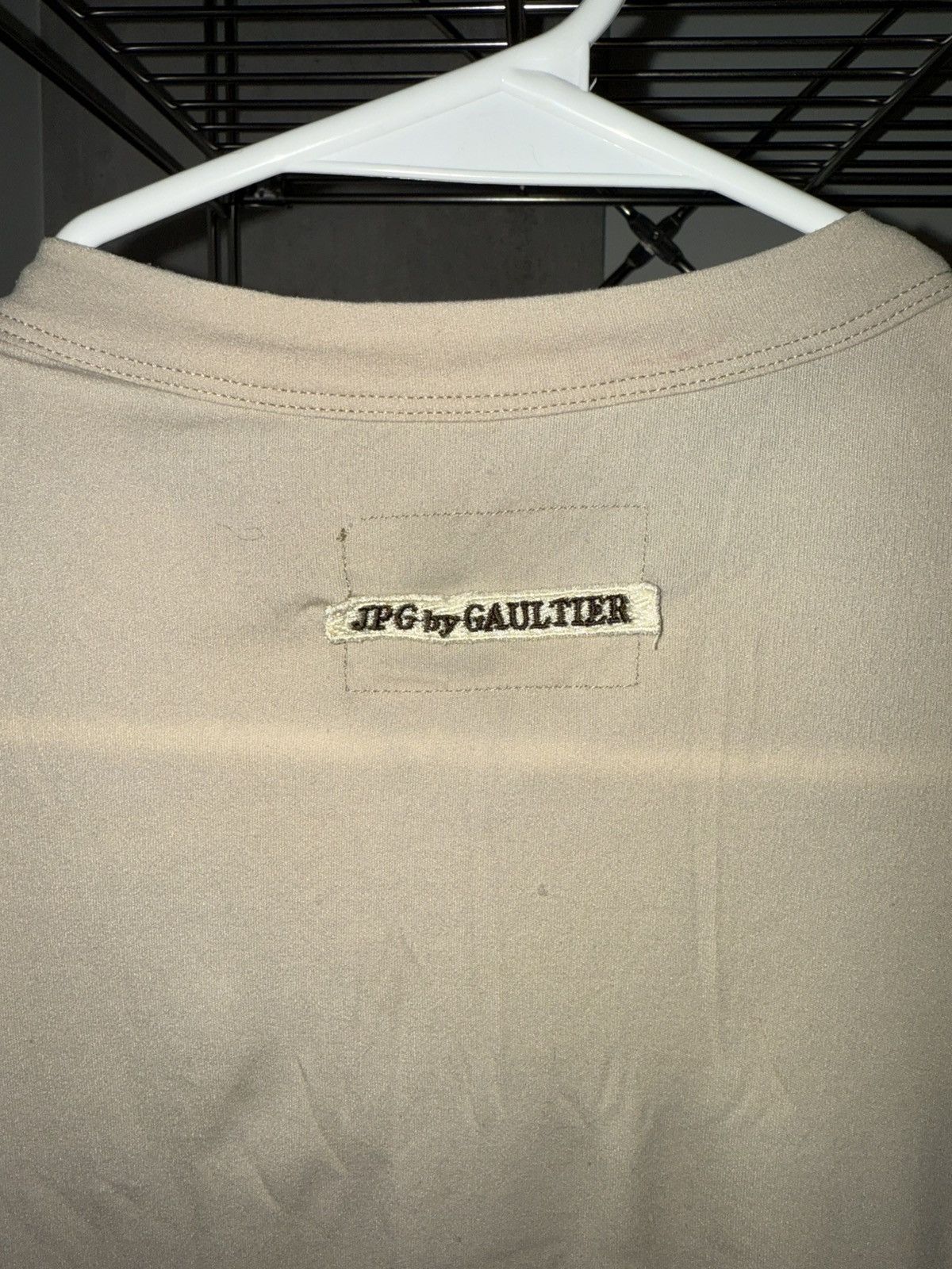 Jean Paul Gaultier Jean Paul Gaultier beige long sleeve T-shirt Size S / US 4 / IT 40 - 5 Thumbnail