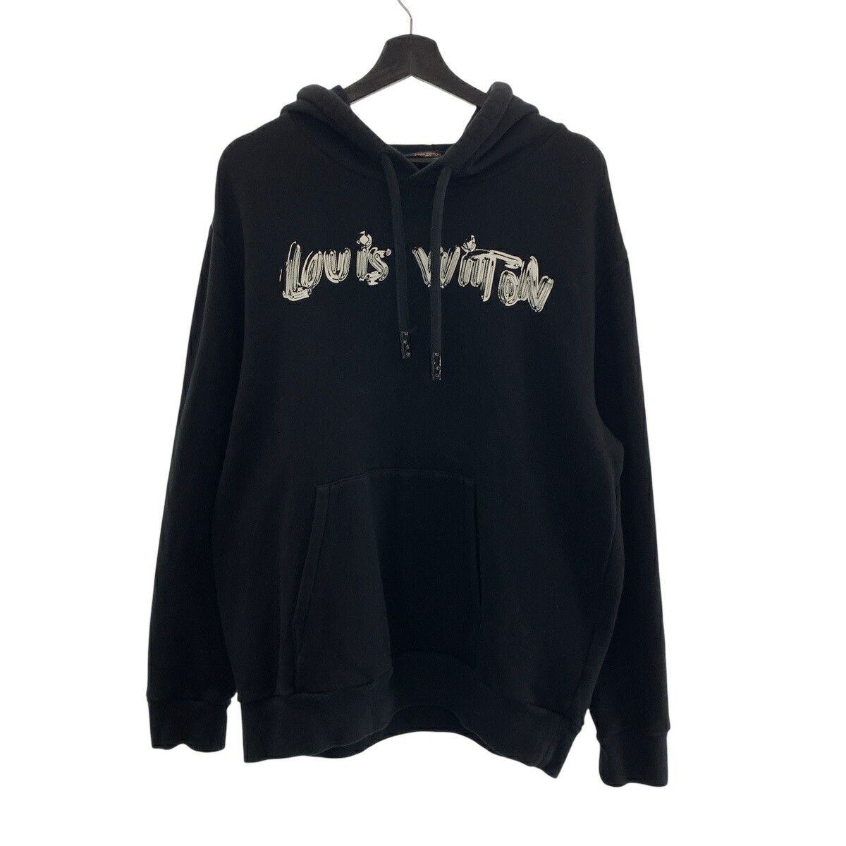 Louis Vuitton Louis Vuitton Cotton Logo Graphic Hoodie 1A9SVO
