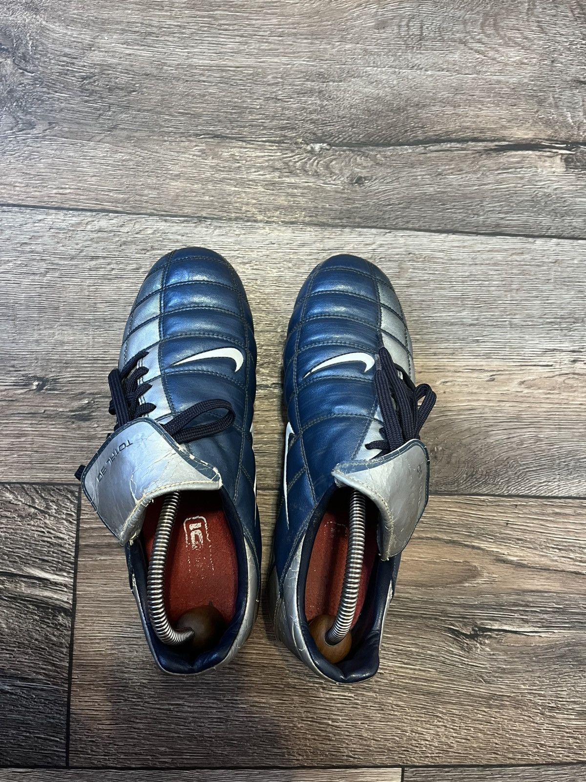 Nike × Vintage Vintage Nike Total90 Leather Football Soccer Boots US8,5 Size US 8.5 / EU 41-42 - 5 Thumbnail