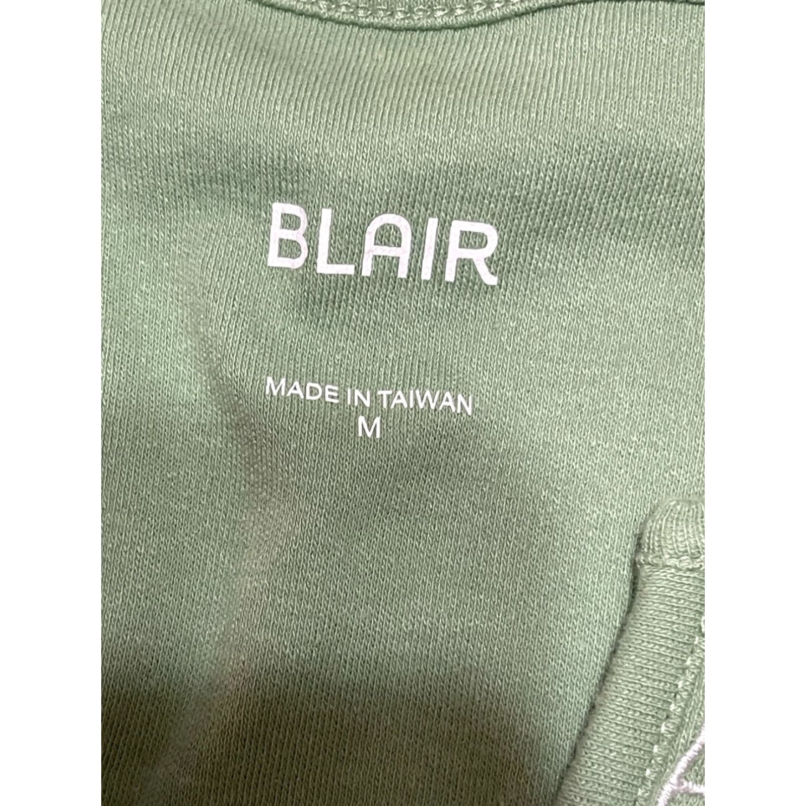 Blair Blair Shirt Womens Medium Green White V-neck 3/4 Sleeve Casual Regular T-Shirt Shirt Womens Size M Vintage No Size M / US 6-8 / IT 42-44 - 6 Thumbnail