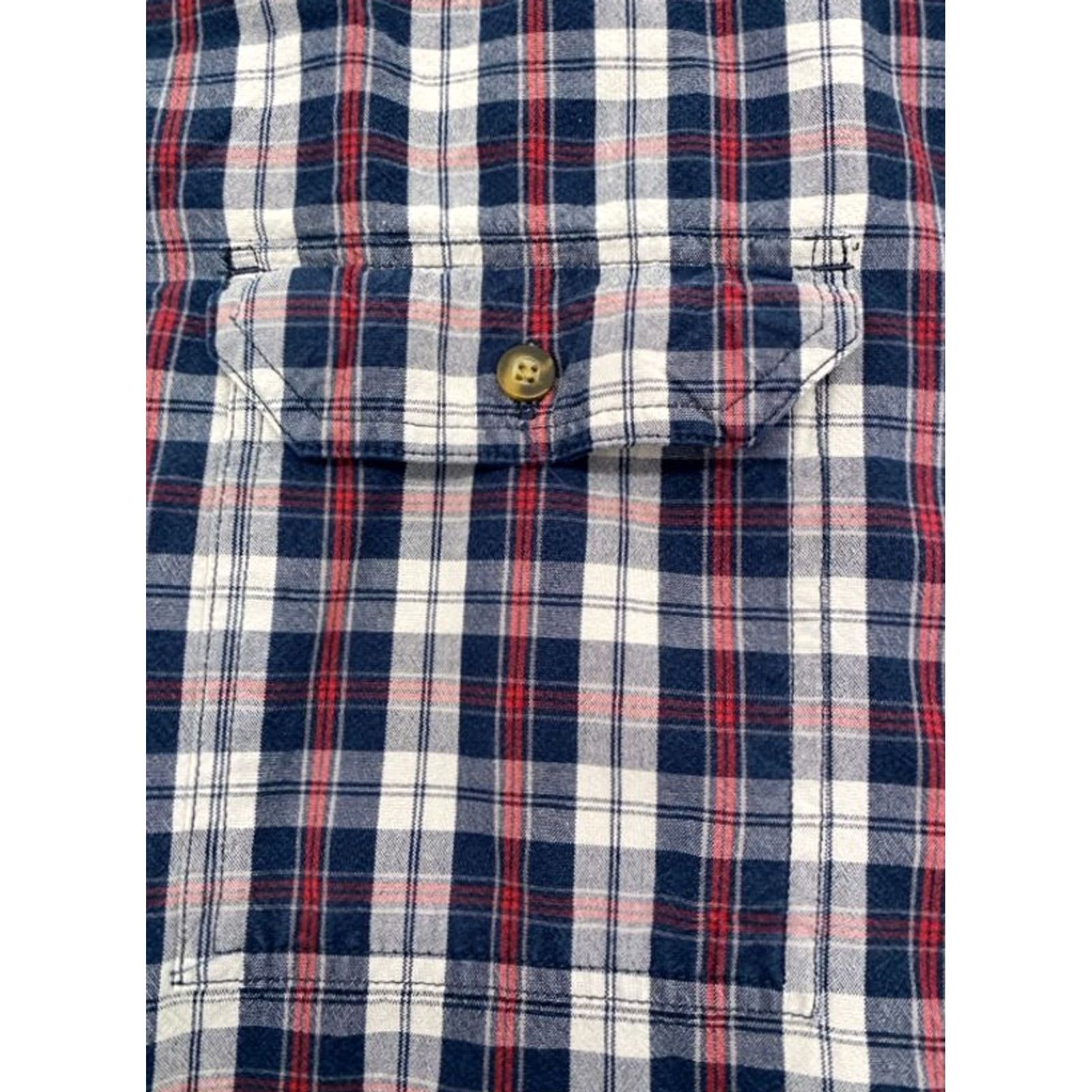 Carhartt Carhartt Mens 2XL Long Sleeve Button-Up Fort Plaid Shirt Relaxed Fit Knit Cotton Multicolor 102214 Size US XXL / EU 58 / 5 - 4 Thumbnail