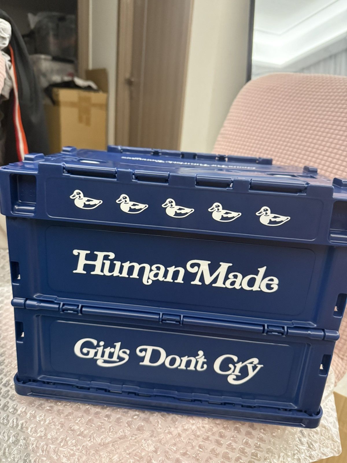 Girls Don't Cry × Human Made Human made girls dont cry navy container case box 20L Size ONE SIZE - 7 Thumbnail