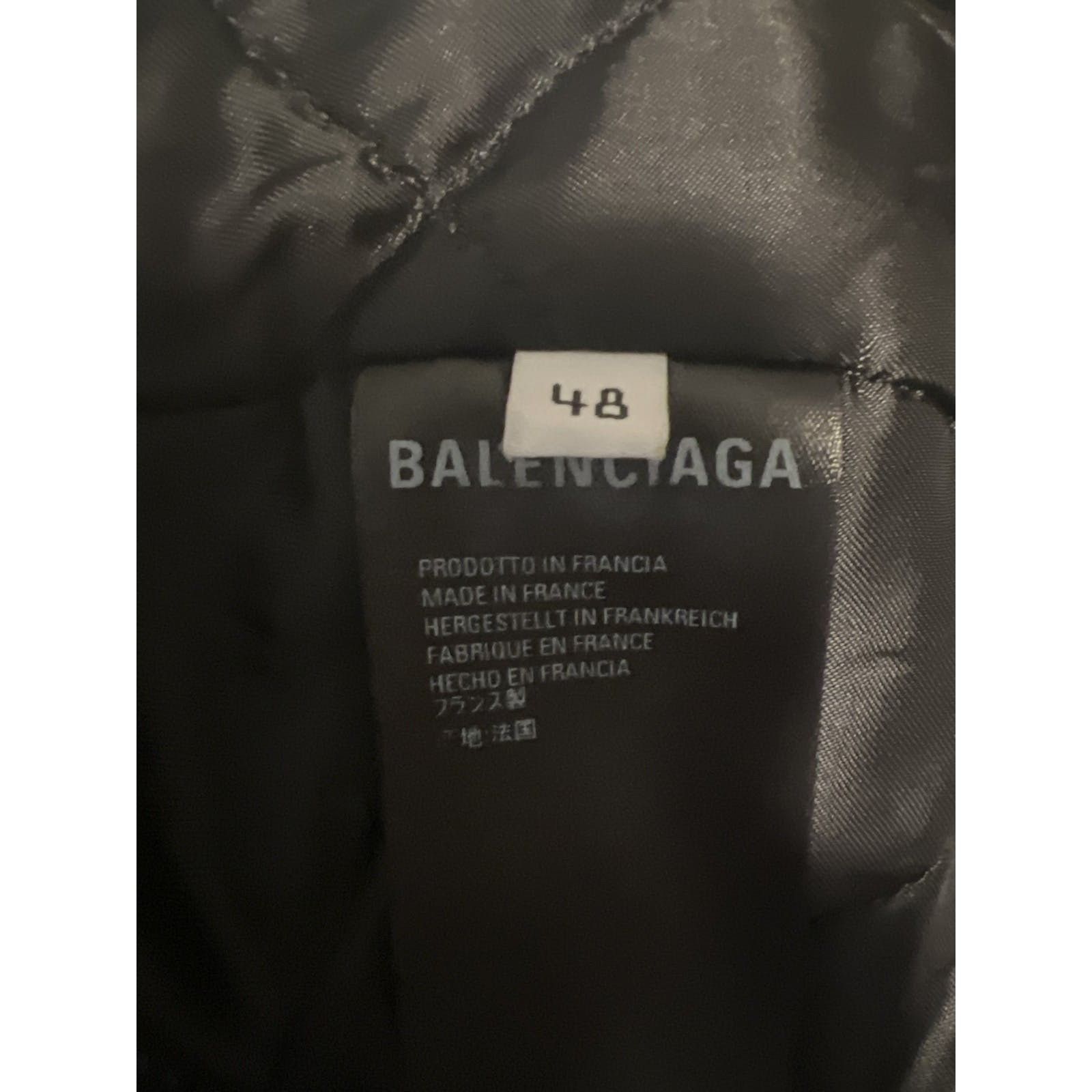 Balenciaga Balenciaga Logo-Print Fur Coat Size US M / EU 48-50 / 2 - 8 Thumbnail