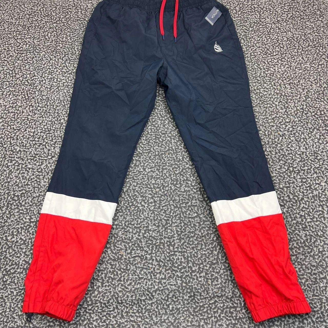 Nautica Nautica Sweatpants Men S Color Block Drawstring Mesh 32x31 Size US 32 / EU 48 - 1 Thumbnail
