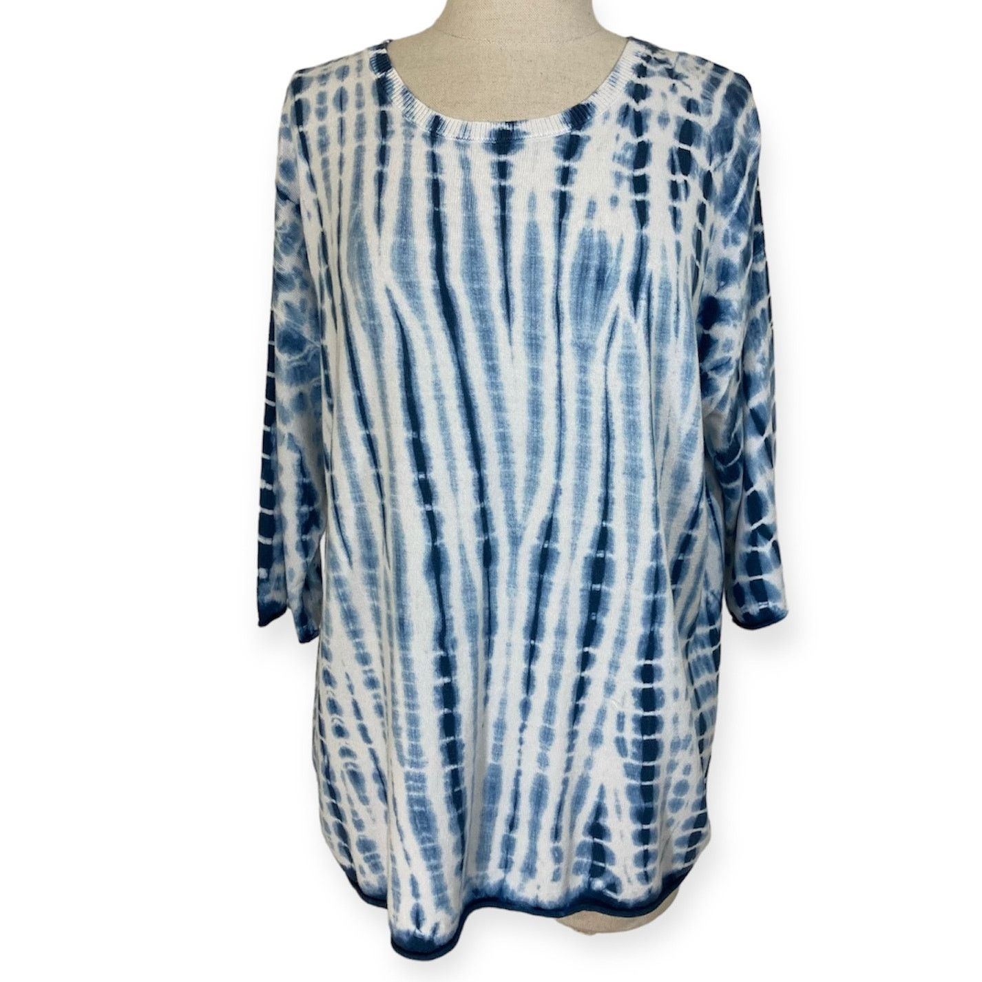 Johnny Was Johnny Was Calme tie dye sweater oversized pima cotton modal Size M / US 6-8 / IT 42-44 - 1 Thumbnail