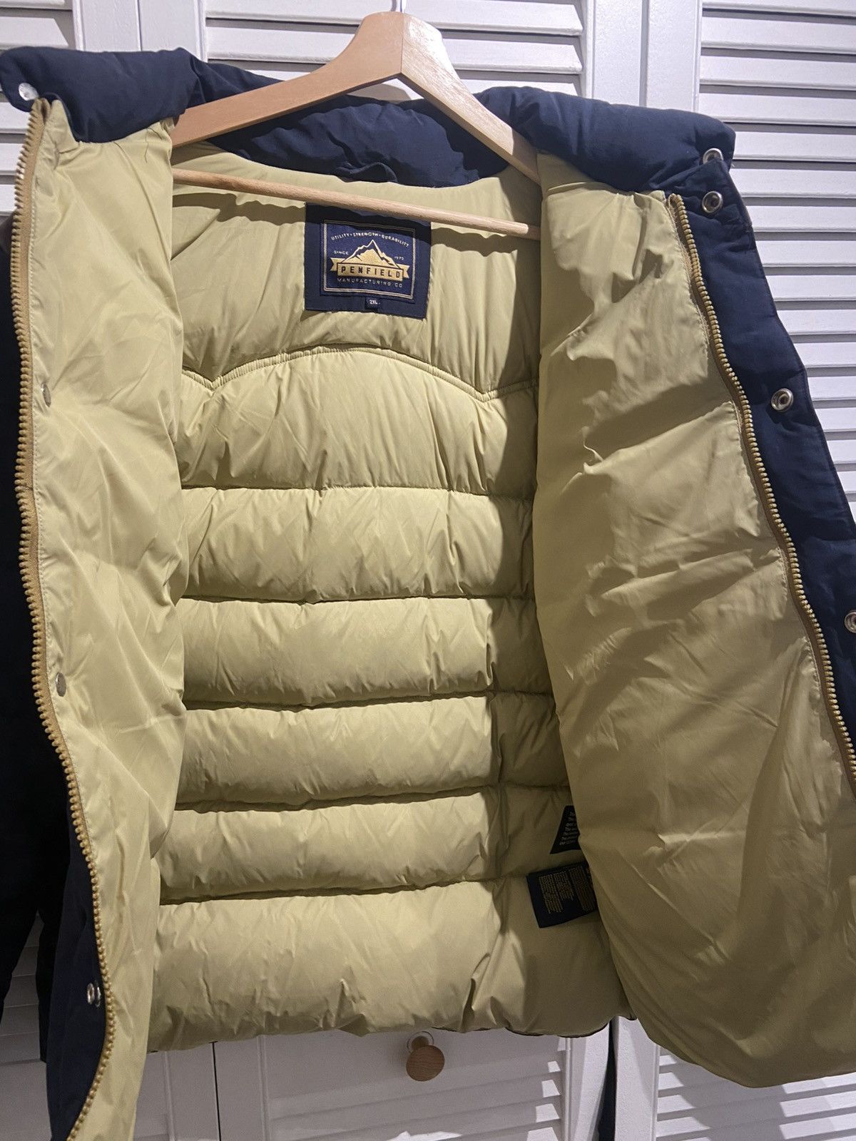 Penfield Penfield Western down puffer jacket with leather yoke. Size US XXL / EU 58 / 5 - 6 Thumbnail