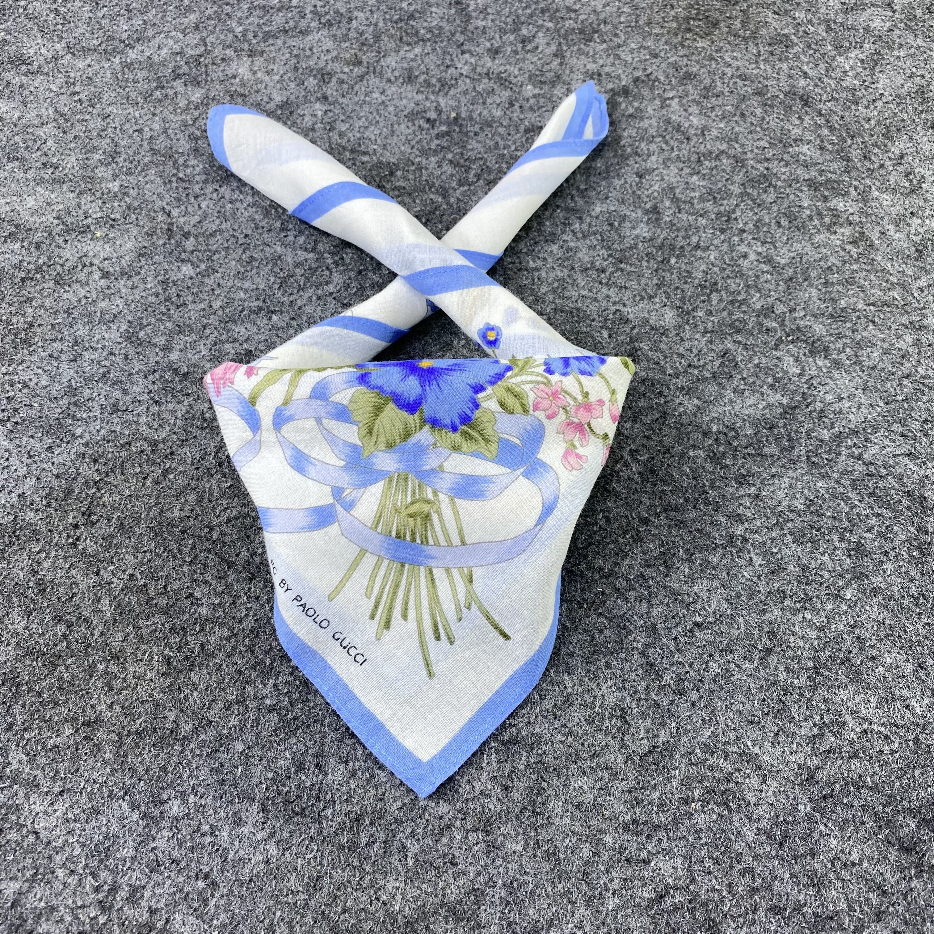 Paolo Gucci Paolo Gucci Handkerchief / Bandana / Neckerchief-B1387 Size ONE SIZE - 2 Thumbnail