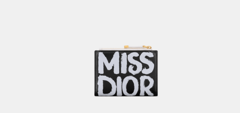 Dior o1w1db10725 Size : OS / S3602U Dahlia Wallet in Black/White Size ONE SIZE - 4 Thumbnail