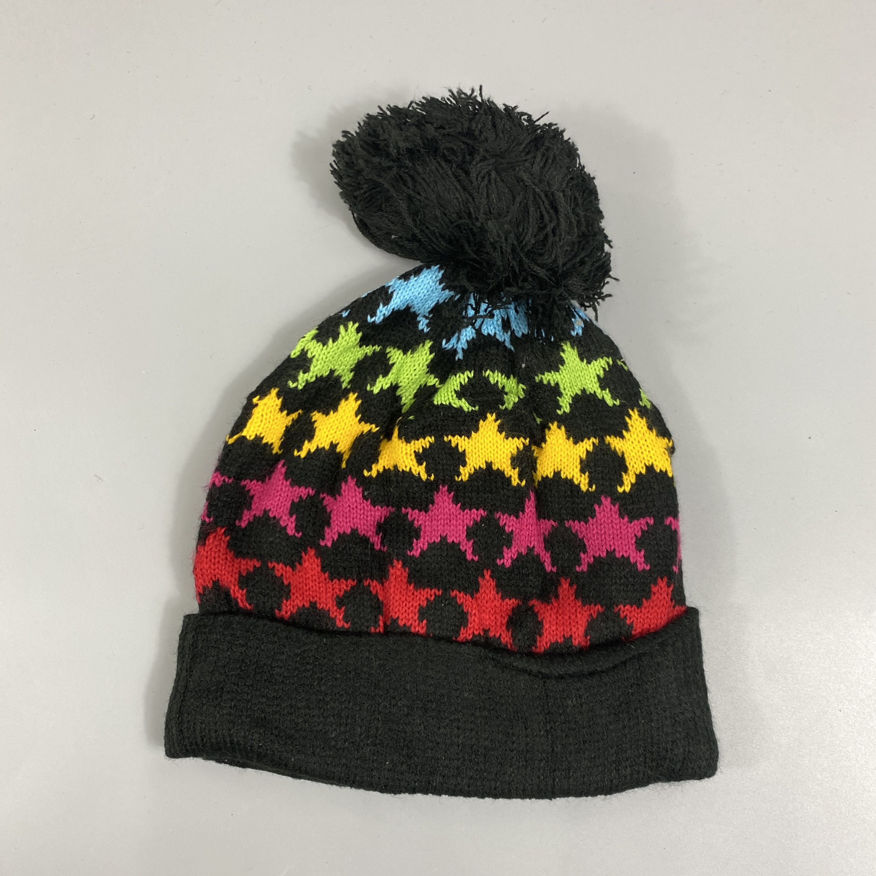 Japanese Brand Rainbow Stars Beanie Hats -BN1136 Size ONE SIZE - 7 Thumbnail