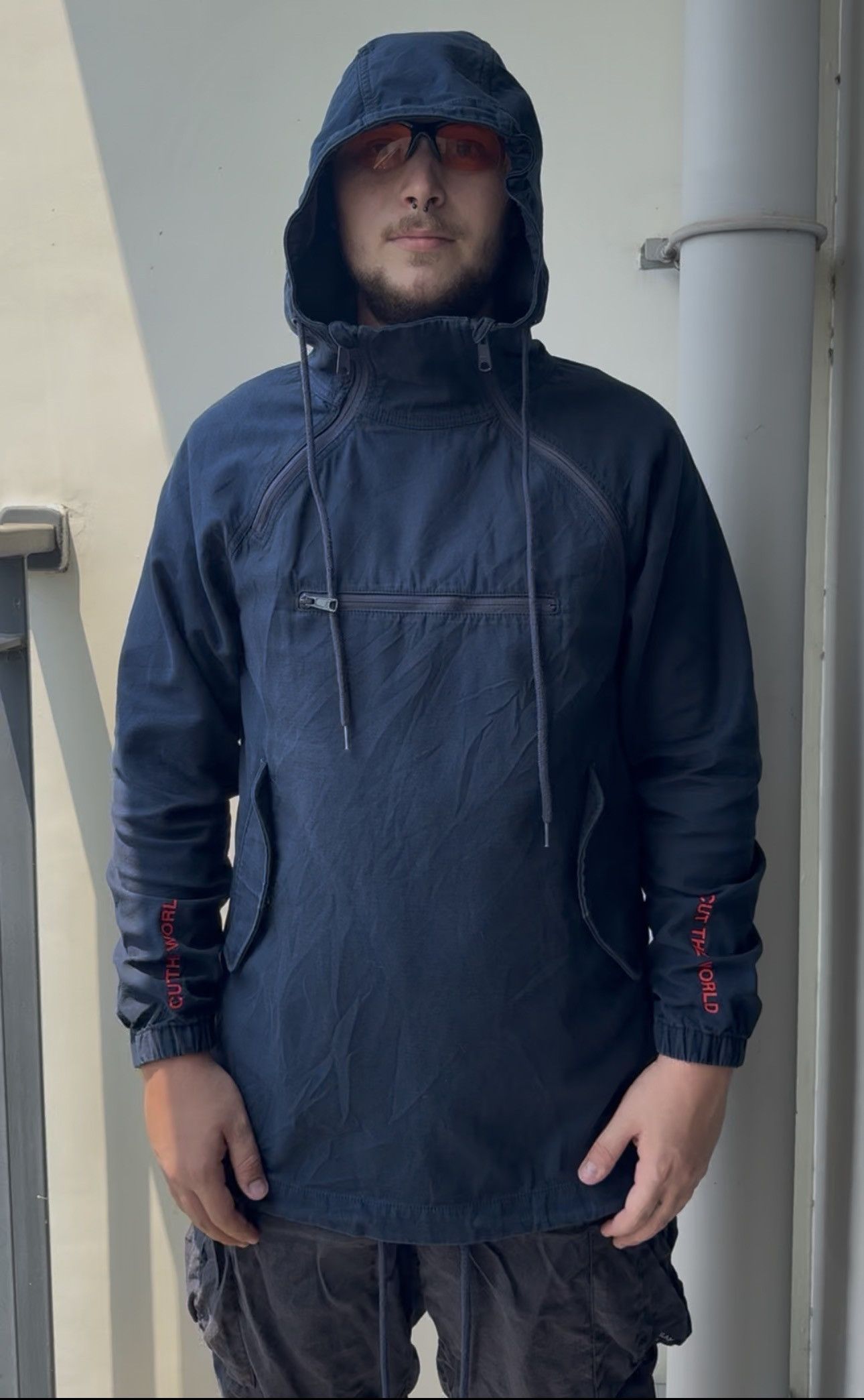 Japanese Brand 5CM Technical Asymmetrical Zip Jacket Size US M / EU 48-50 / 2 - 11 Thumbnail