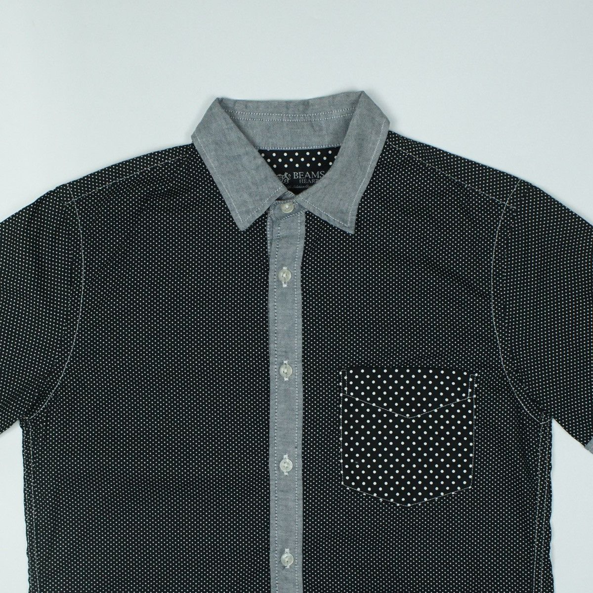 Beams Plus *NoTariff Beams Patchwork Polkadot CDG Shirt Size S / US 4 / IT 40 - 3 Thumbnail