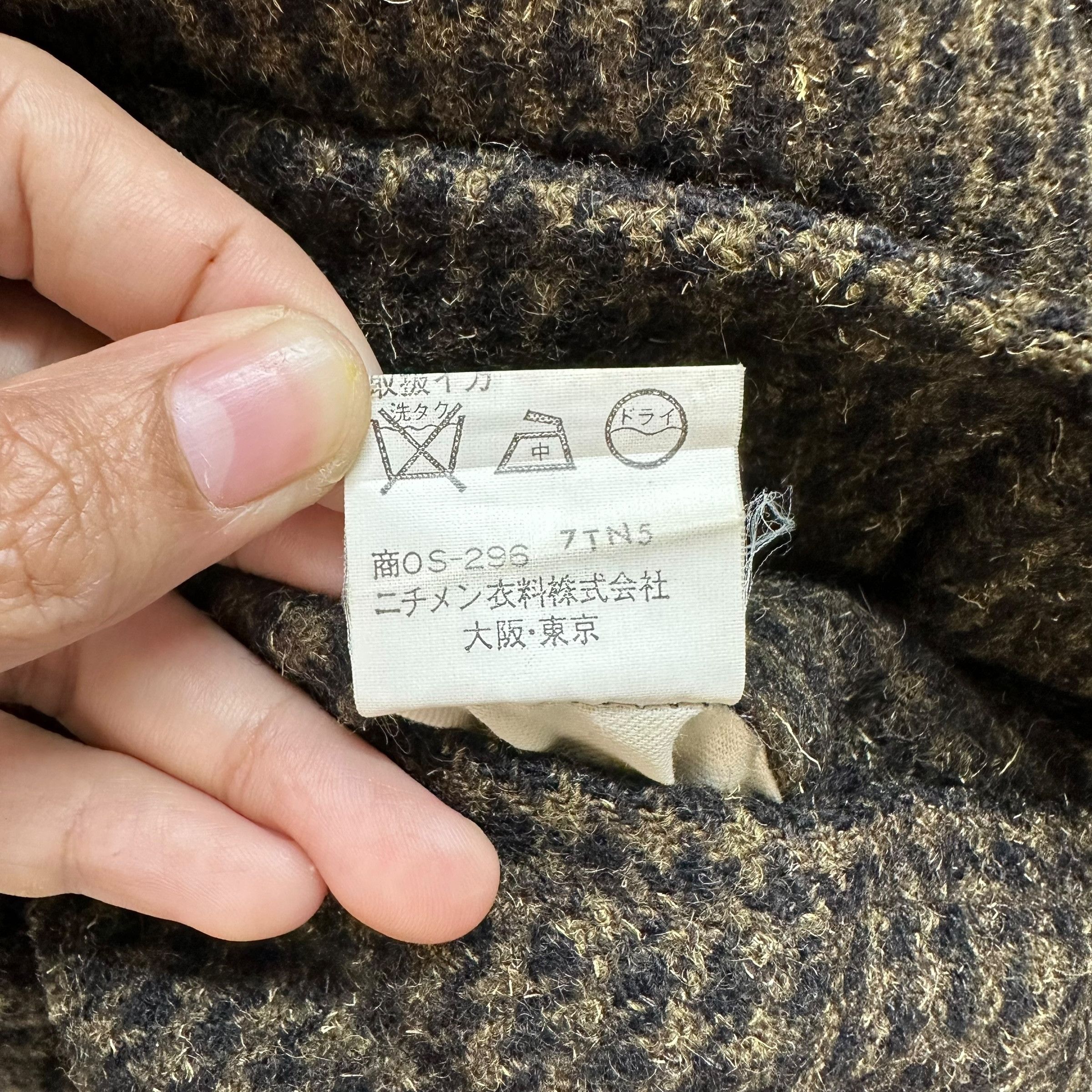 McGregor 80's MCGREGOR Houndstooth Wool Bomber Jacket #A74-1778 Size US L / EU 52-54 / 3 - 9 Thumbnail