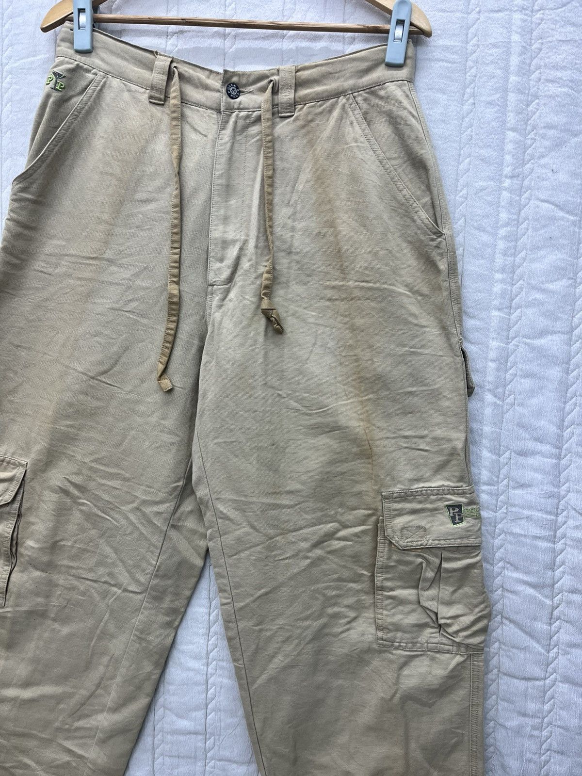 Marc Buchanan × Pelle Pelle PELLE PELLE TROUSER CARGO HI-FI DENIM Size US 32 / EU 48 - 3 Thumbnail