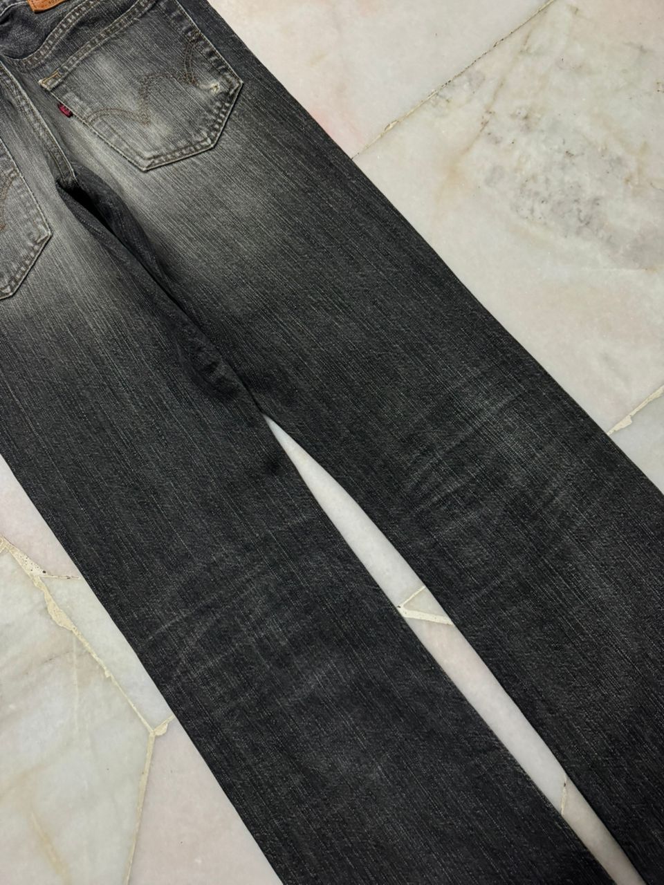 Edwin 💥503 Bootcut💥Vintage Edwin Rebel Sand Washed Dark Denim Jean Size US 27 - 20 Thumbnail