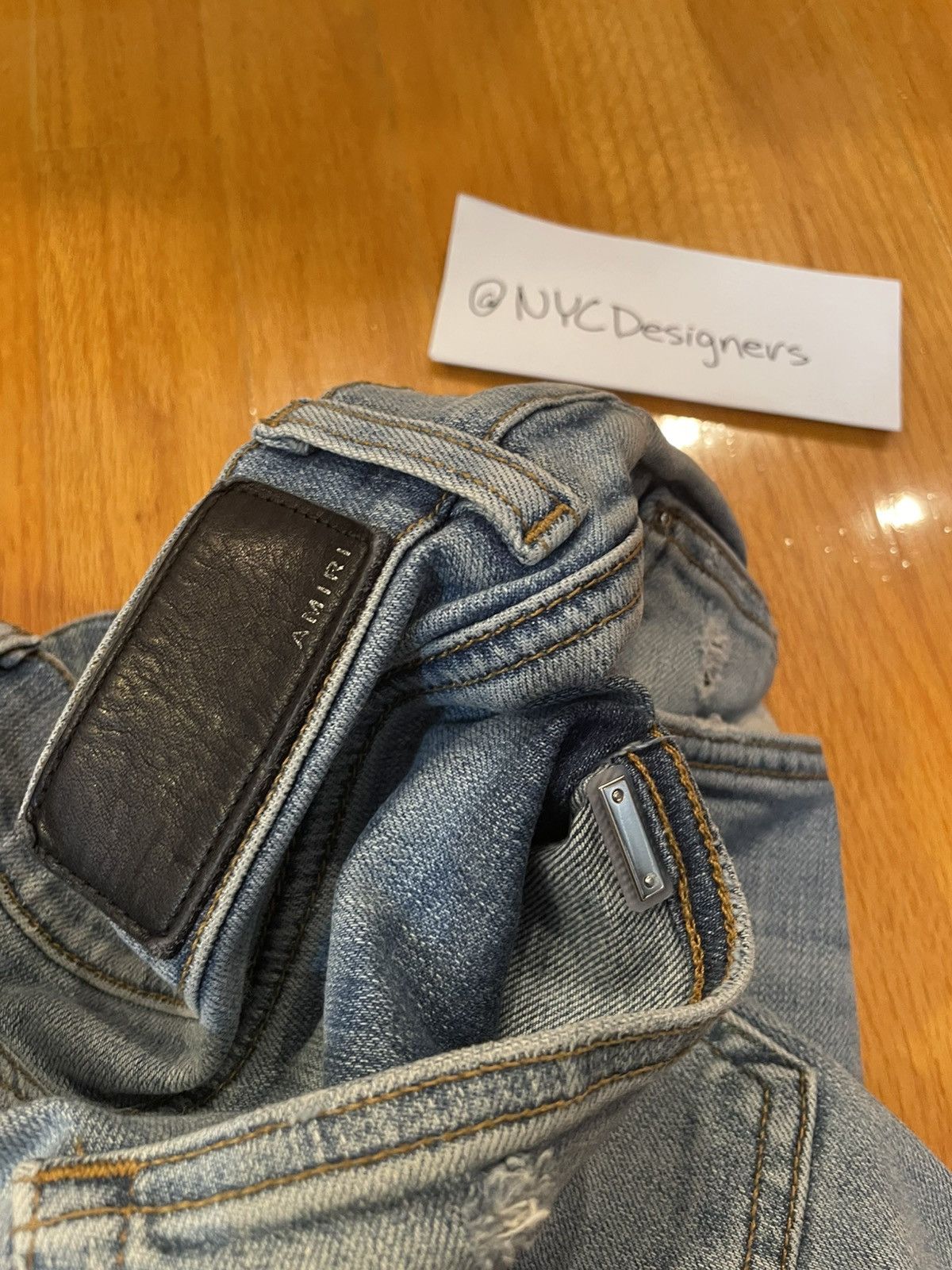 Amiri Amiri Plain Distressed Jeans Size US 38 / EU 54 - 8 Thumbnail
