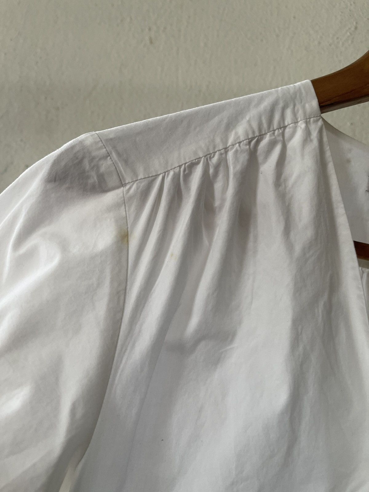 Miu Miu Miu Miu White Ruffle-Hem Blouse Size S / US 4 / IT 40 - 3 Thumbnail
